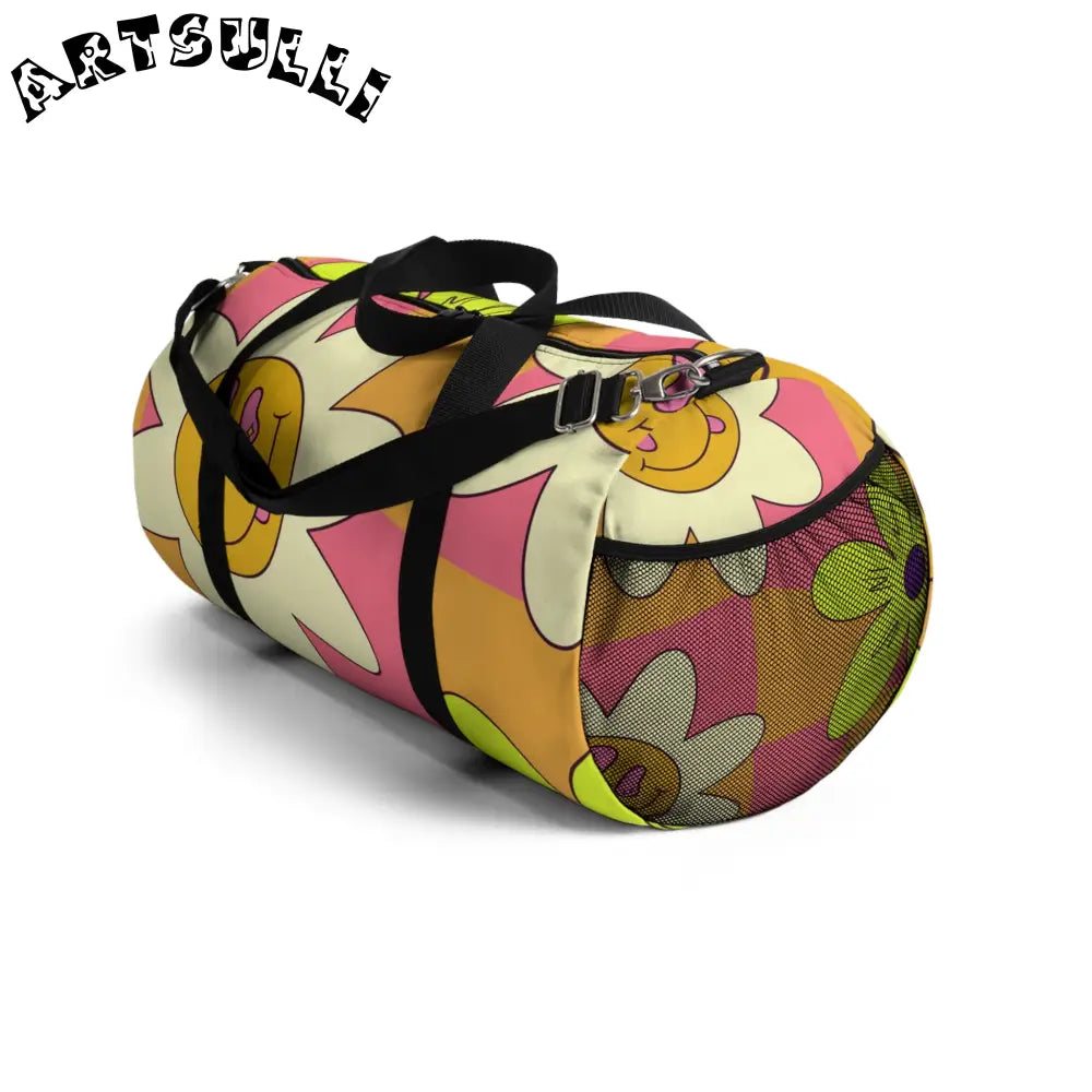JAKKOUTTHEBXX Trippy Sour Face Rave Duffel Bag JAKKOUTTHEBXX