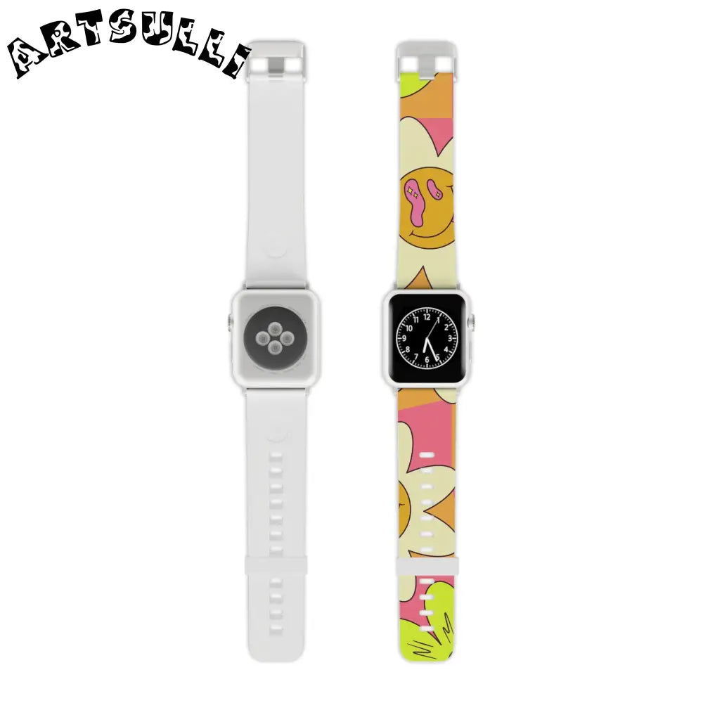 JAKKOUTTHEBXX Trippy Sour Face Rave Watch Band for Apple Watch