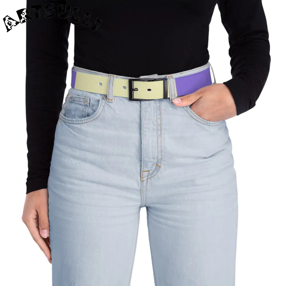 JAKKOUTTHEBXX Trippy Flower Power Motifs Rave Garden Grins Belt