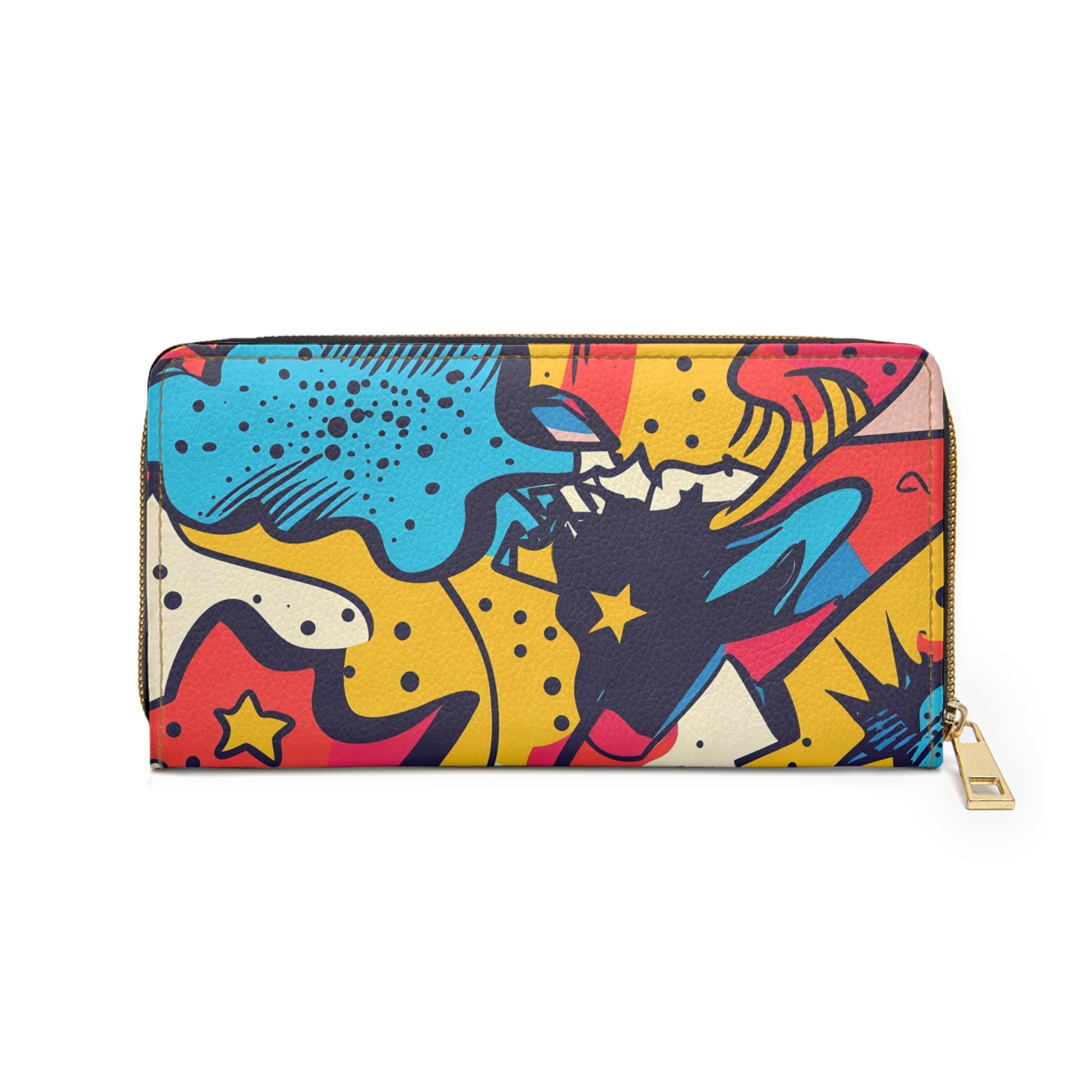 Comic x Pop Art Zipper Wallet, Artsulli - Art is Long, Life is Short, Accessories, , , , , , , 