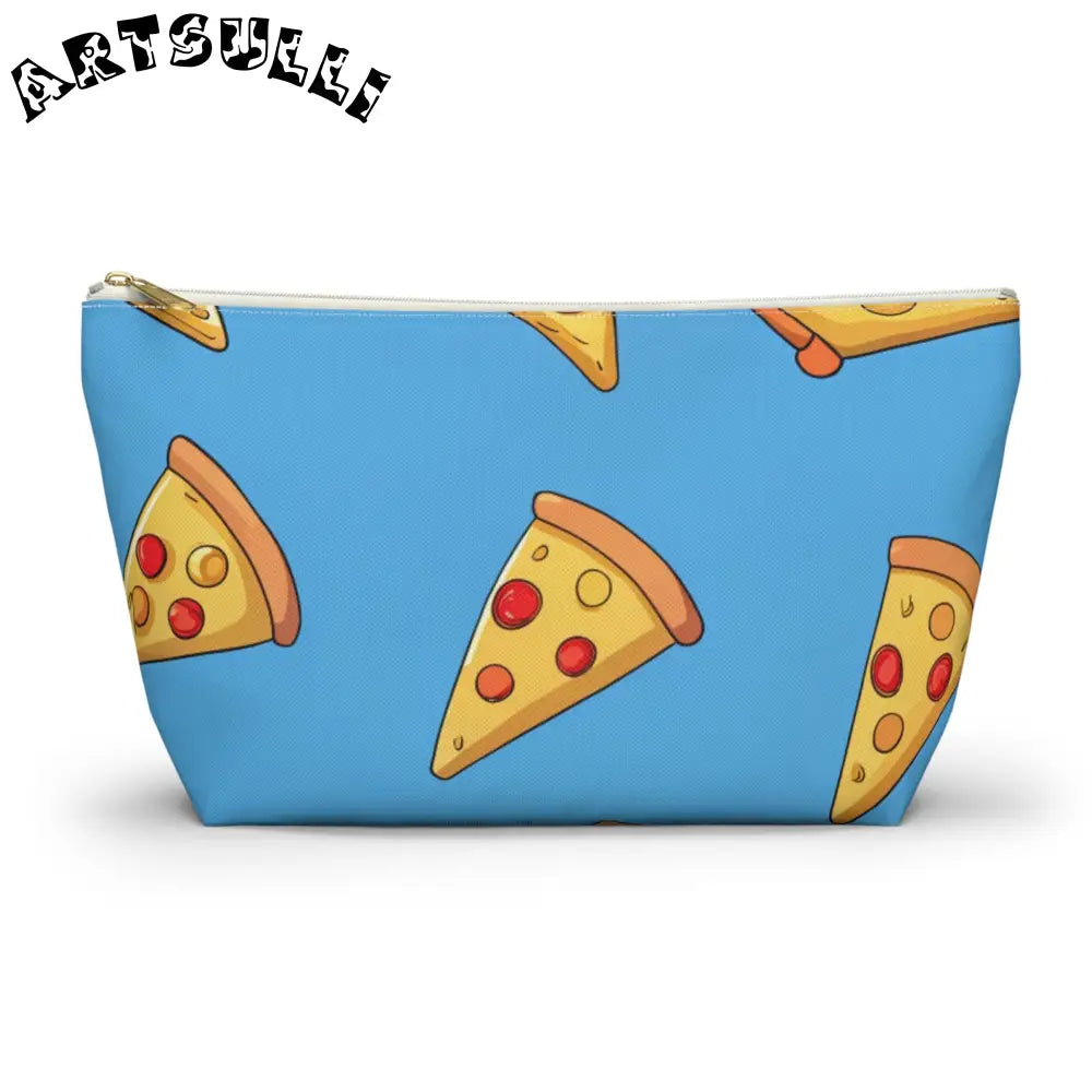 JAKKOUTTHEBXX Blue Pizza Dreamscape Accessory Pouch w T-bottom