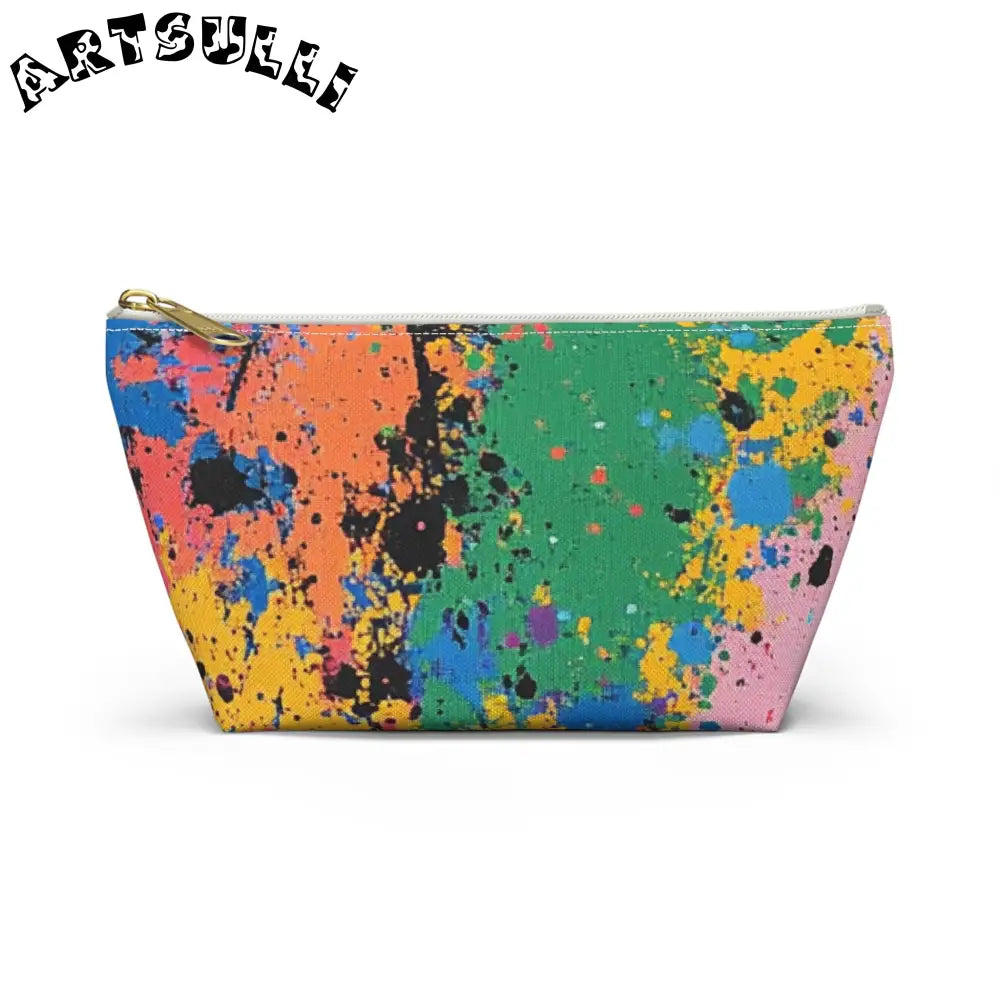 JAKKOUTTHEBXX The Colors Of Paint Splatter Accessory Pouch w