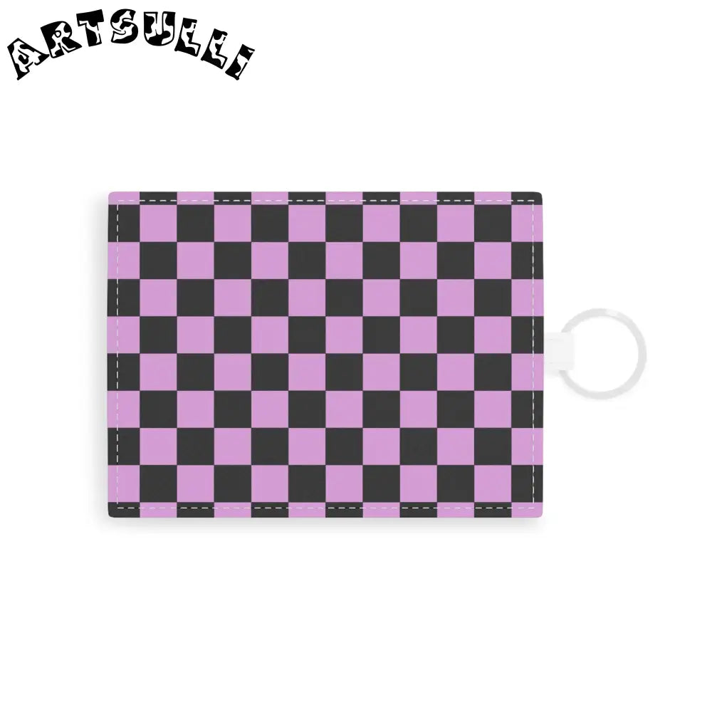 JAKKOUTTHEBXX Pixel Punk Vision Saffiano Leather Card Holder