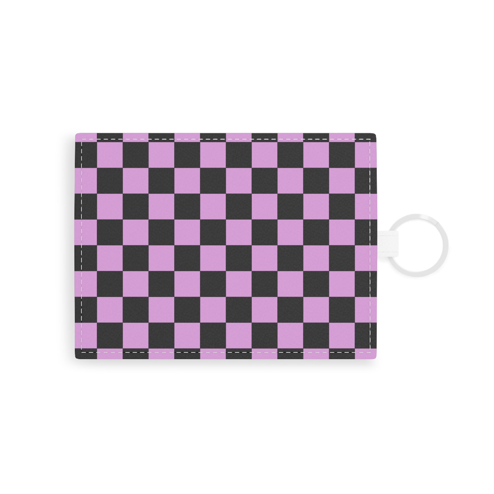 Pixel Punk Vision Saffiano Leather Card Holder, Artsulli - Art is Long, Life is Short, Accessories, Size, One size, Color, White, , , 29853171904587261862