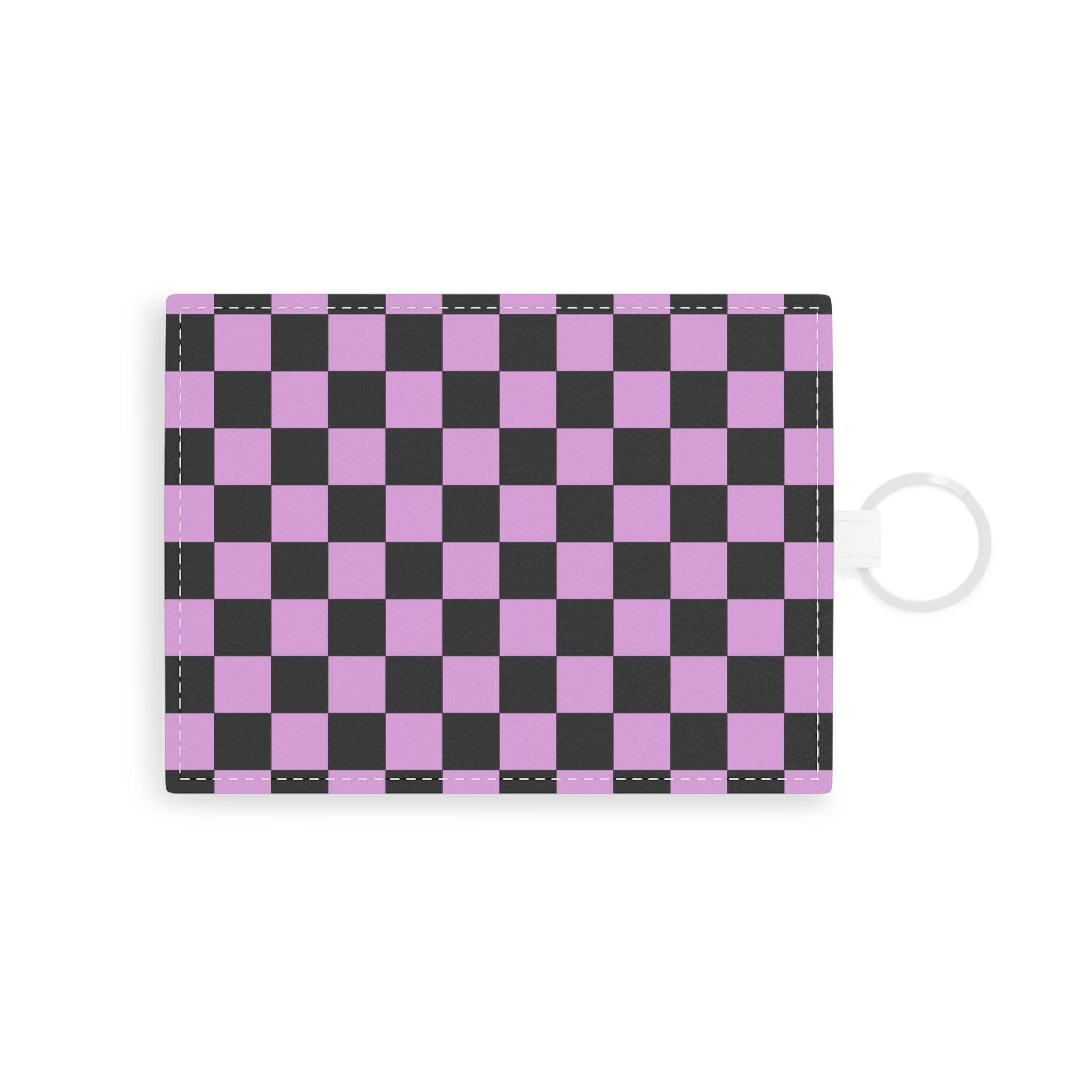 Pixel Punk Vision Saffiano Leather Card Holder, Artsulli - Art is Long, Life is Short, Accessories, Size, One size, Color, White, , , 29853171904587261862