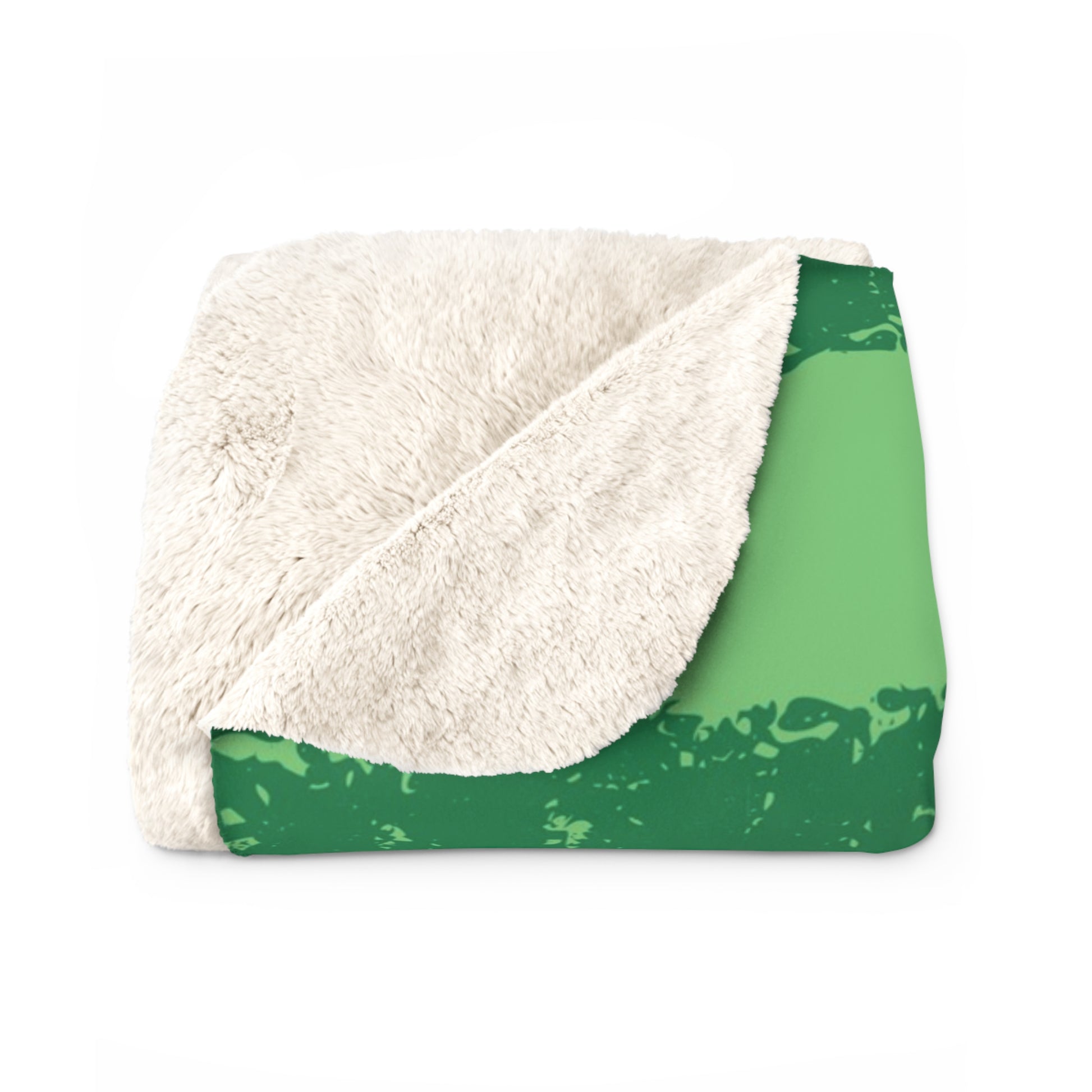 Watermelon Green Sherpa Fleece Blanket, Artsulli - Art is Long, Life is Short, Home Decor, , , , , , , 