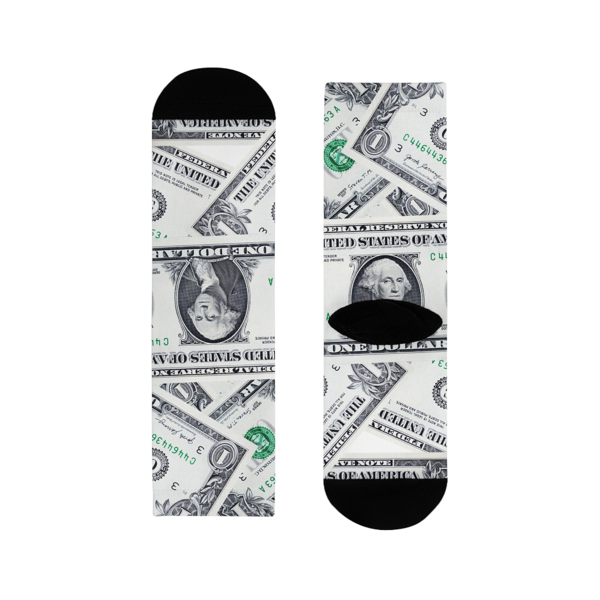 Sublimation Crew Socks (EU), Artsulli - Art is Long, Life is Short, All Over Prints, Size, S, , , , , 11934018560336