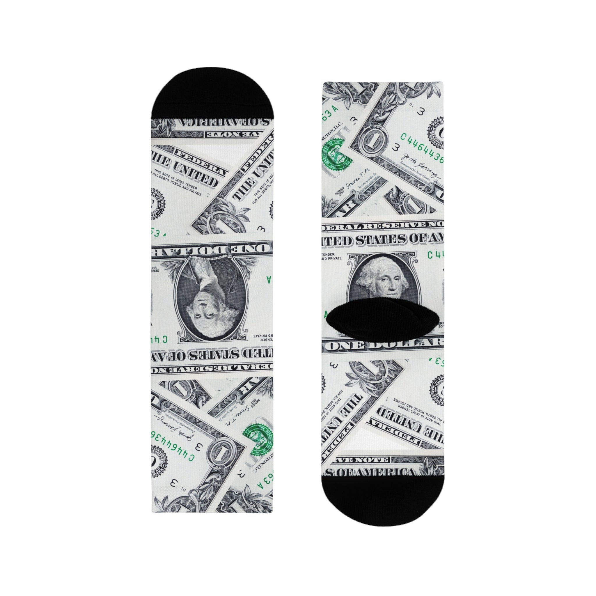Sublimation Crew Socks (EU), Artsulli - Art is Long, Life is Short, All Over Prints, Size, S, , , , , 11934018560336