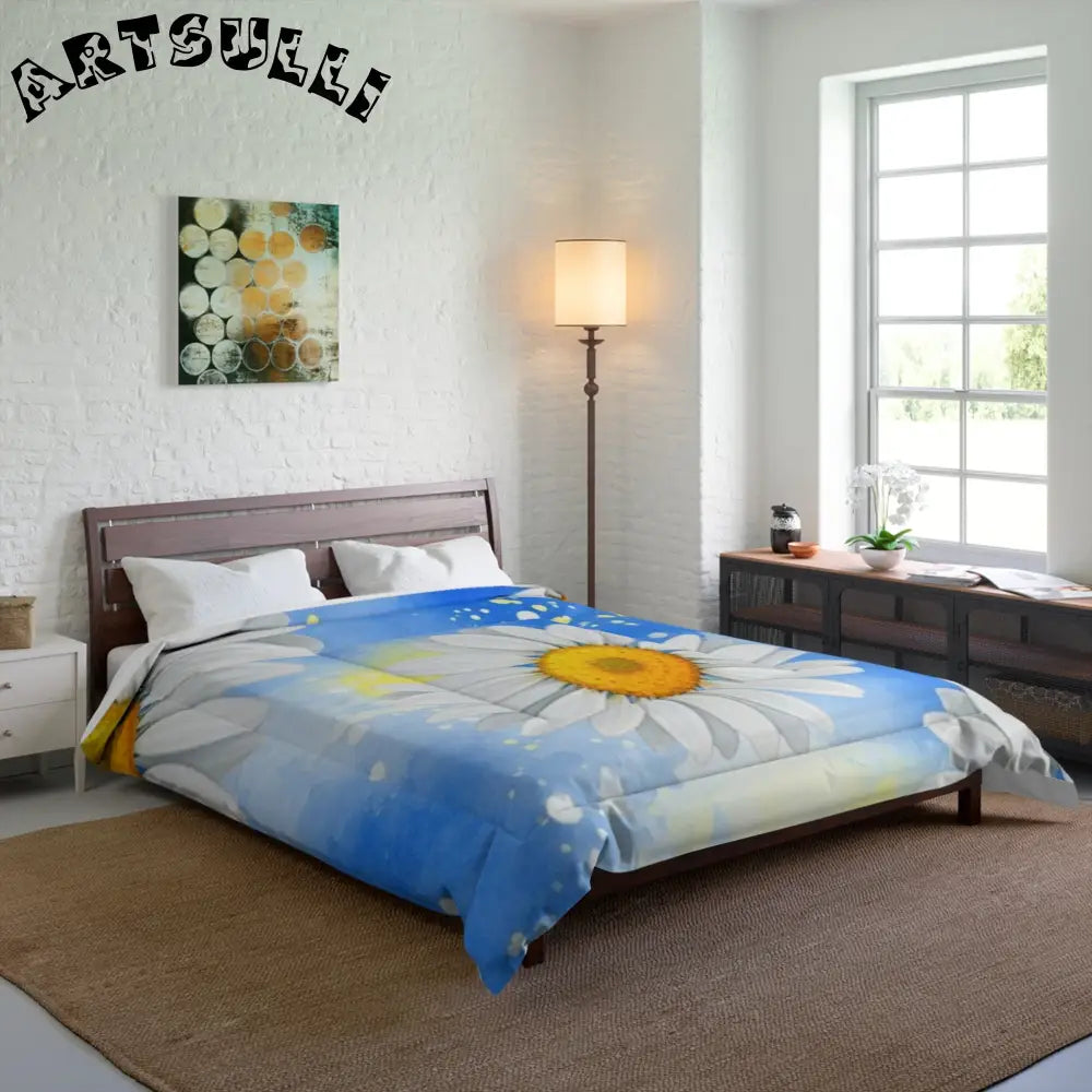 JAKKOUTTHEBXX Daisies Comforter JAKKOUTTHEBXX Artsulli - Art
