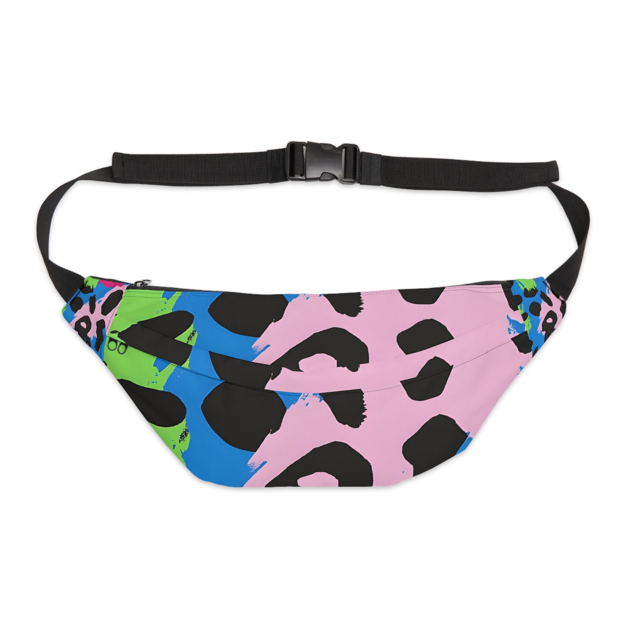 90s Neon Large Fanny Pack, Artsulli - Art is Long, Life is Short, Bags, Size, 8" × 9" × 4'', , , , , 17207293224992343704