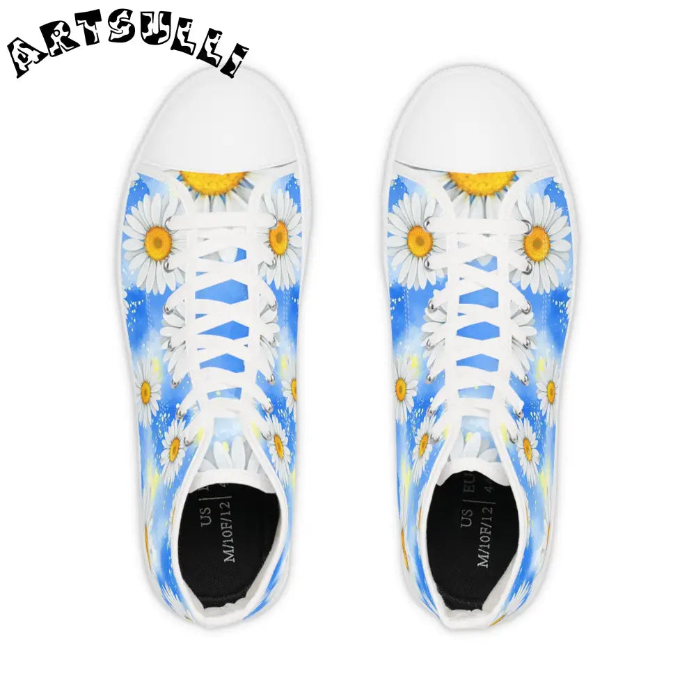 JAKKOUTTHEBXX Daisies II Men’s High Top Sneakers JAKKOUTTHEBXX