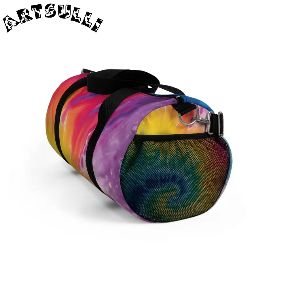 JAKKOUTTHEBXX Colorful Tie-Dye Duffel Bag 2025