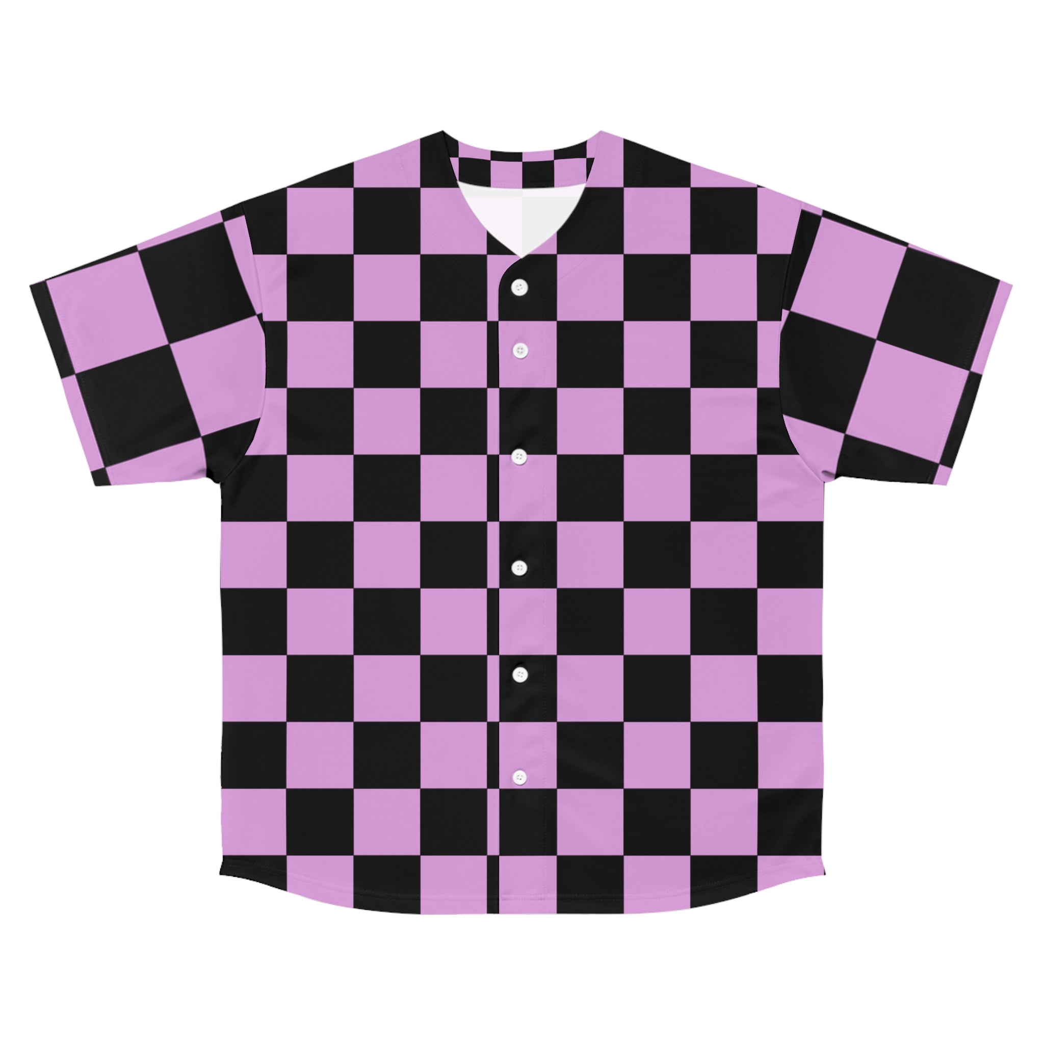 Pixel Punk Vision Men's Baseball Jersey (AOP), Artsulli - Art is Long, Life is Short, All Over Prints, Size, S, Color, Seam thread color automatically matched to design, , , 40891544017685593824