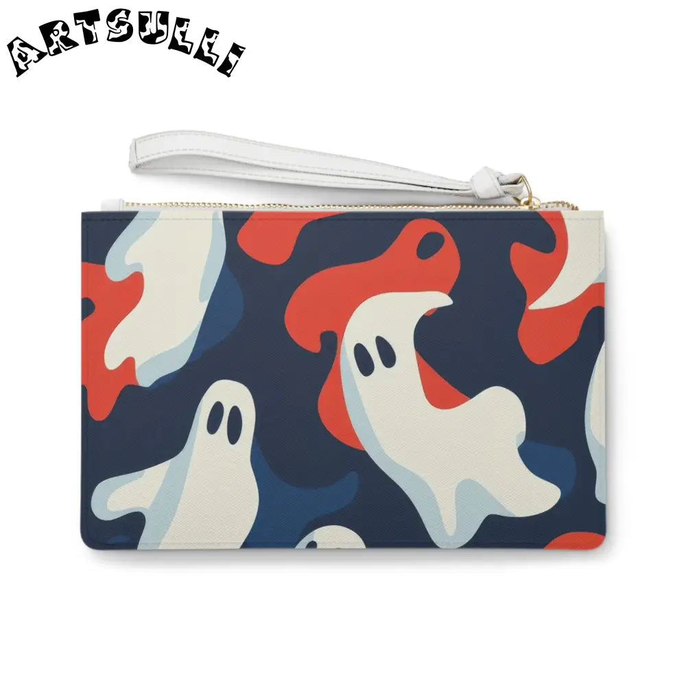 JAKKOUTTHEBXX Camo Ghosts Clutch Bag JAKKOUTTHEBXX Artsulli - Art