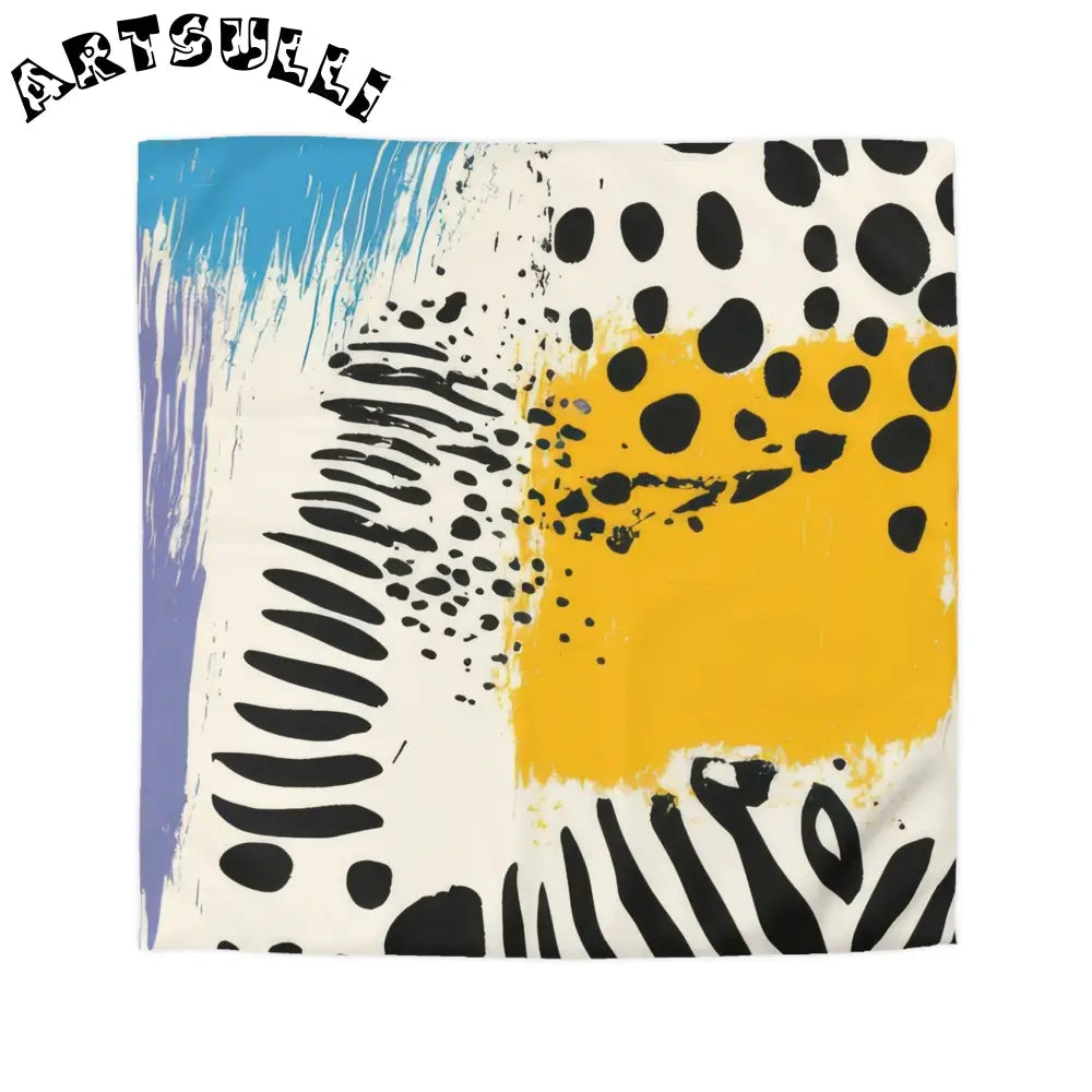 JAKKOUTTHEBXX Rae Zebra Rhapsody Microfiber Duvet Cover