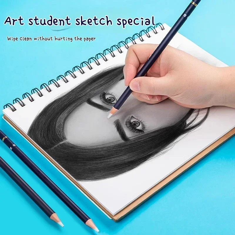 Buy The Best By Artsulli - Art is Long Life Short - Pencil Shape Erasers for Drawing Painting Sketching High Precision Professional