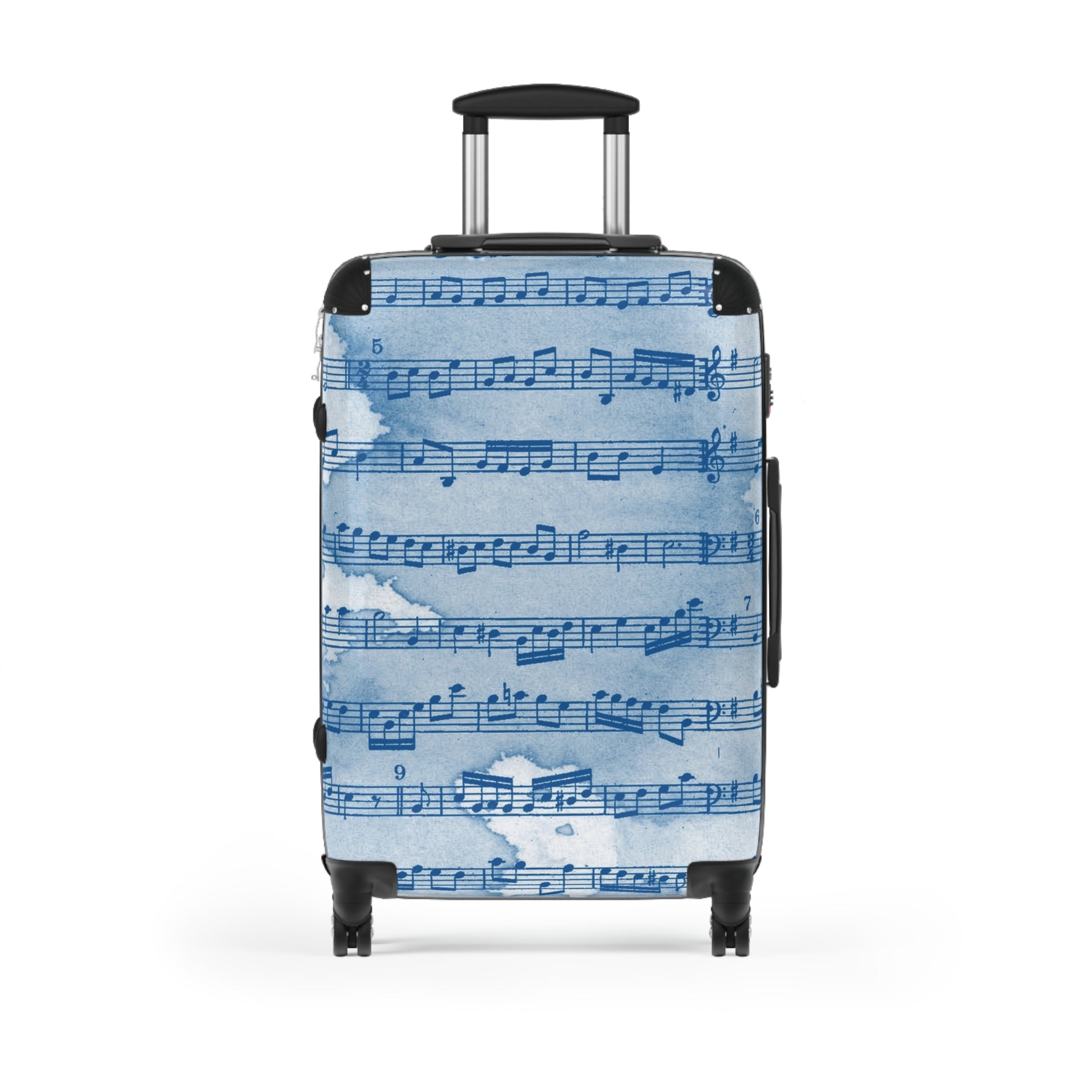 Drip Spill Type Beat Sheet Music Blue Suitcase, Artsulli - Art is Long, Life is Short, Bags, Size, Medium, Color, Black, , , 29612398588668749352