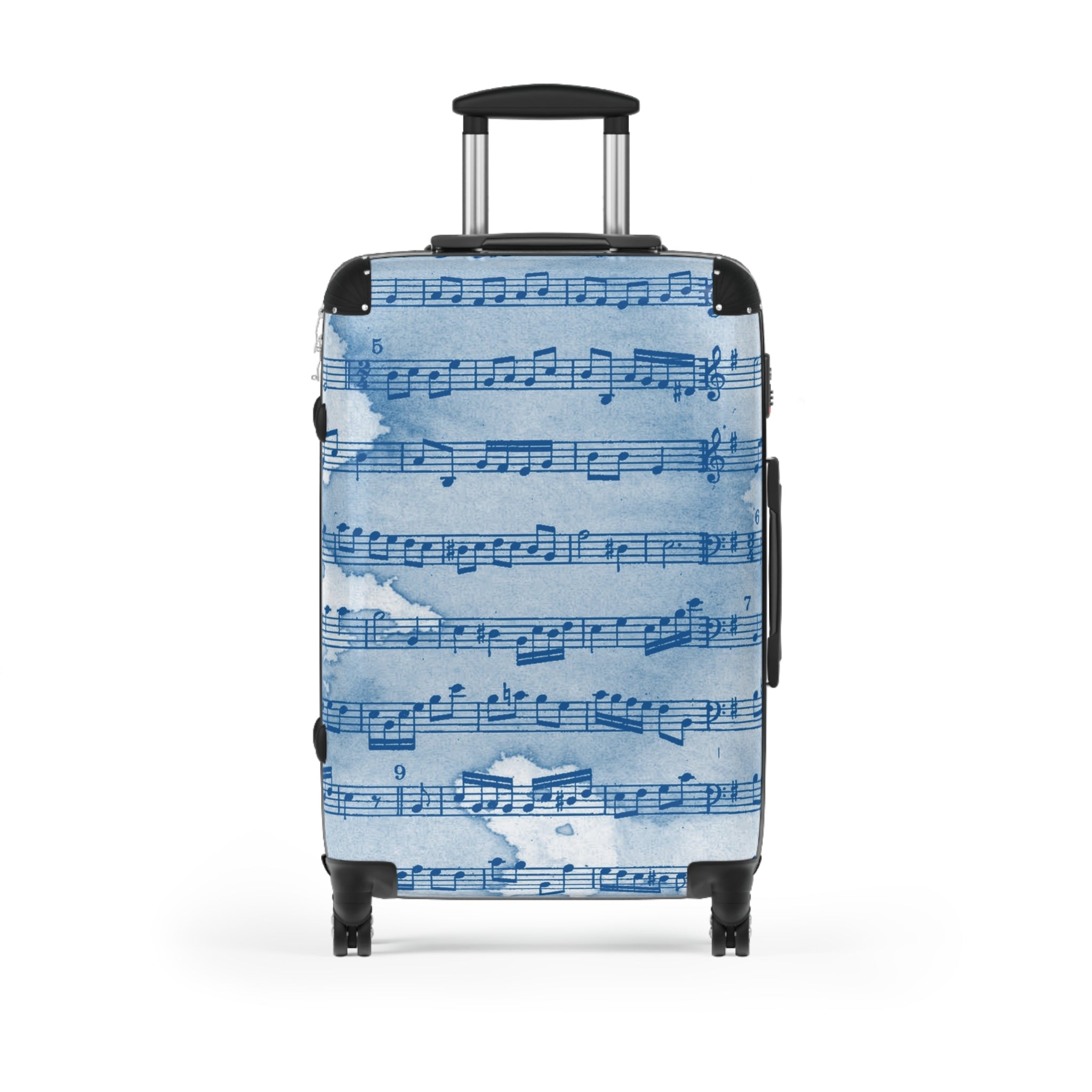 Drip Spill Type Beat Sheet Music Blue Suitcase, Artsulli - Art is Long, Life is Short, Bags, Size, Medium, Color, Black, , , 29612398588668749352