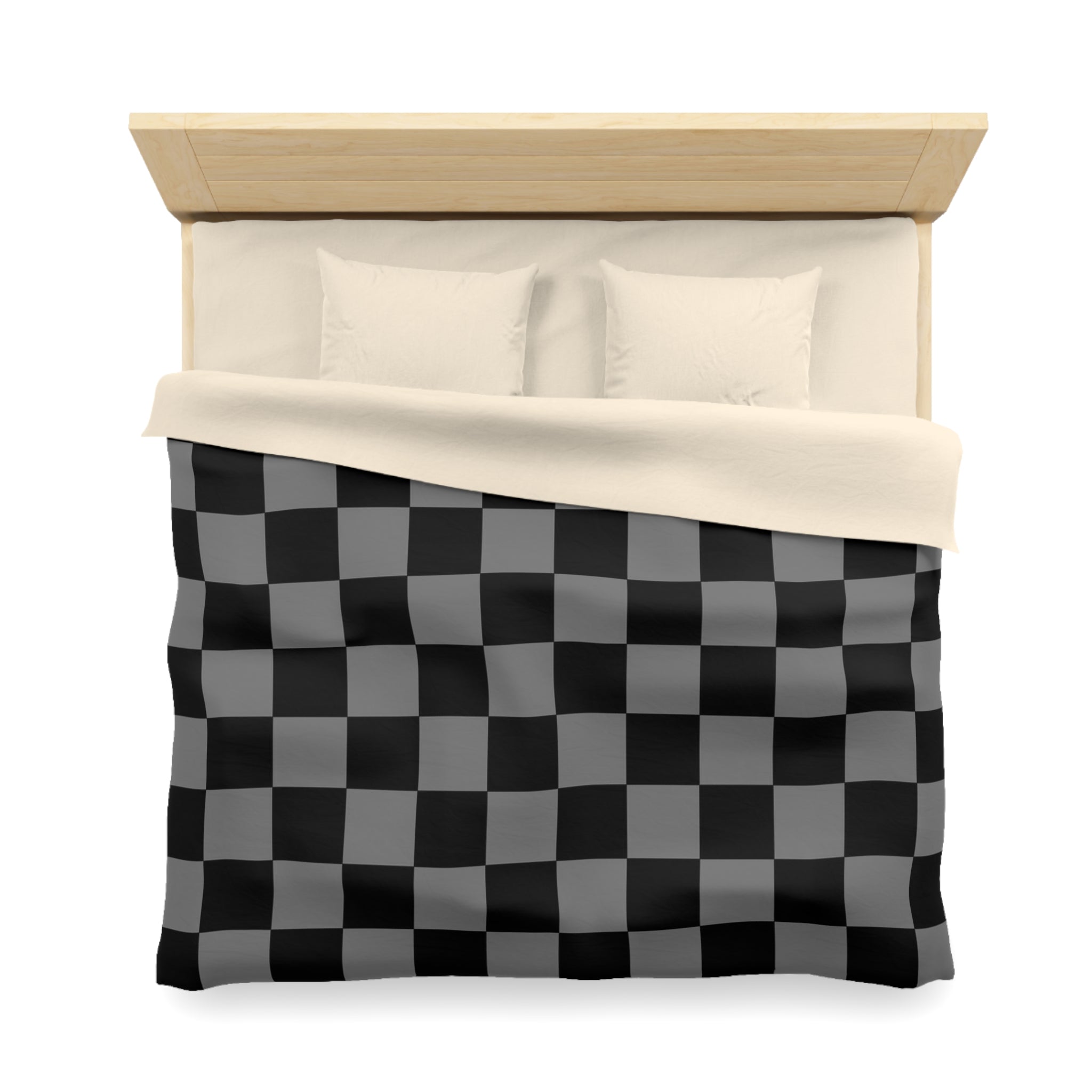 8K Void Surfer Microfiber Duvet Cover, Artsulli - Art is Long, Life is Short, Home Decor, , , , , , , 