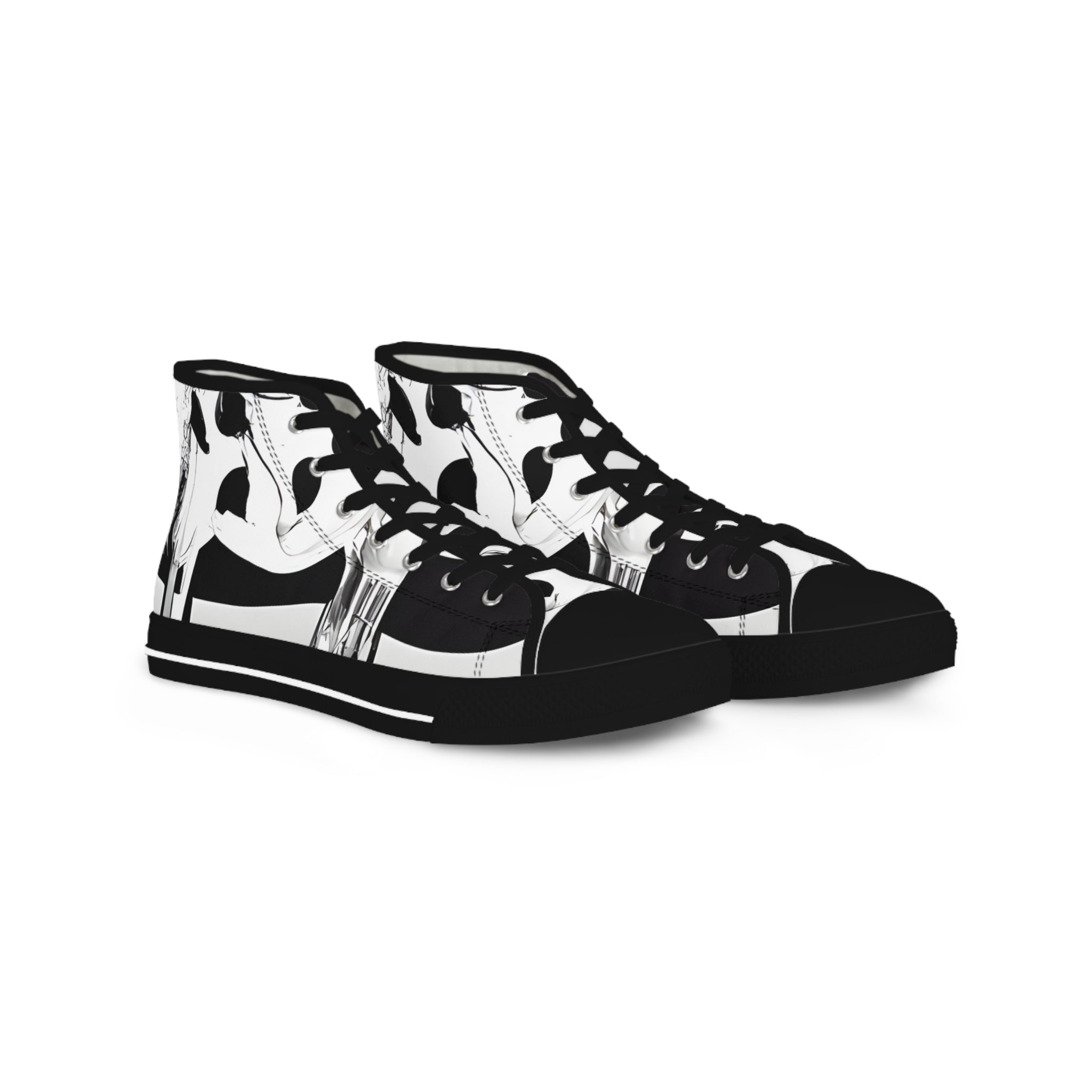 Cruellas Cattle Line Men's High Top Sneakers