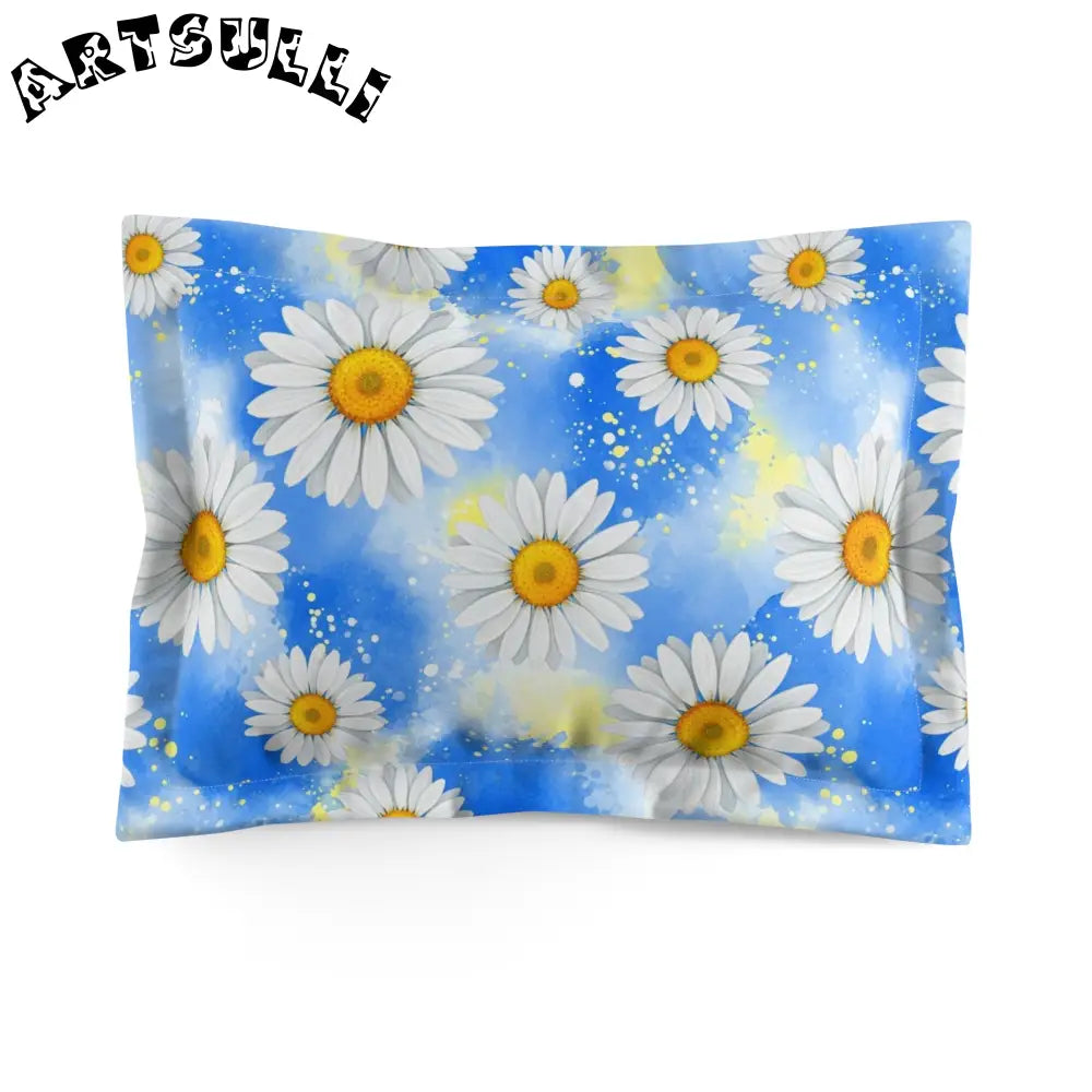 JAKKOUTTHEBXX Daisies Microfiber Pillow Sham JAKKOUTTHEBXX Artsulli