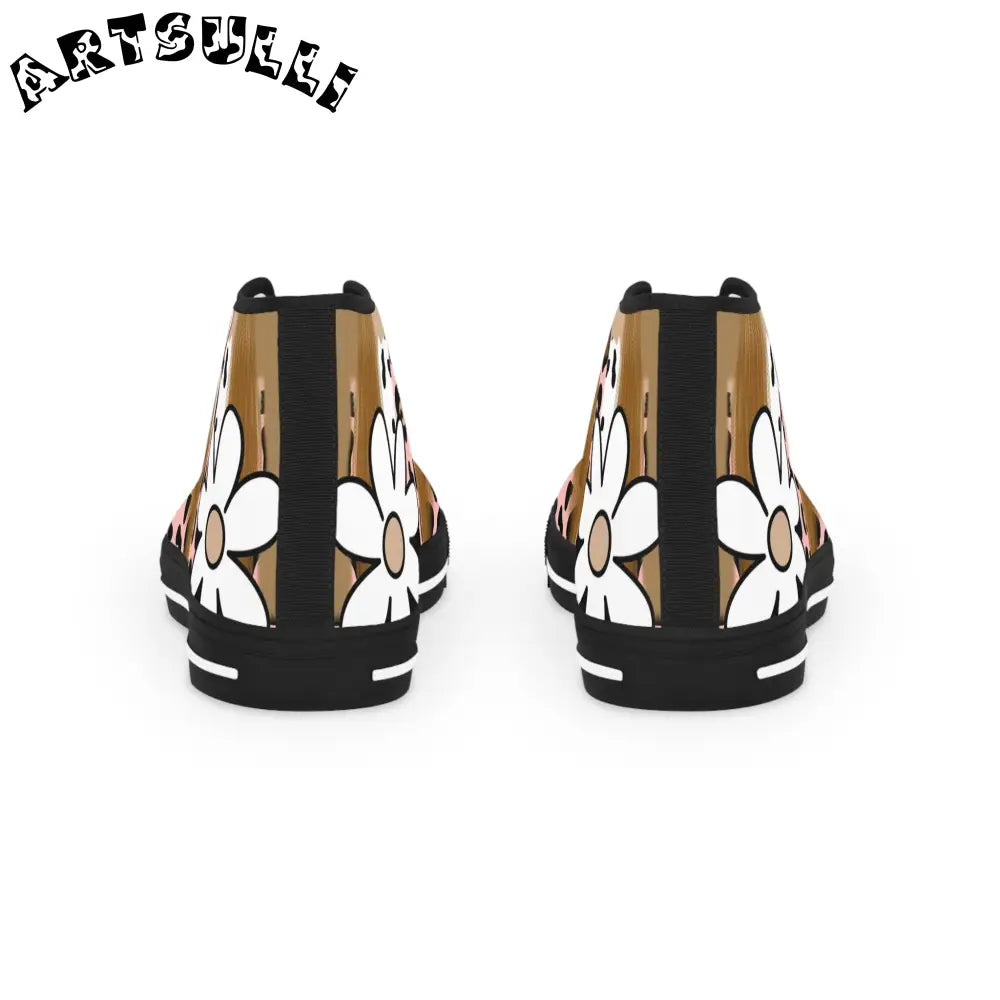 JAKKOUTTHEBXX Sutfin Ghosts Pop Art Men’s High Top Sneakers