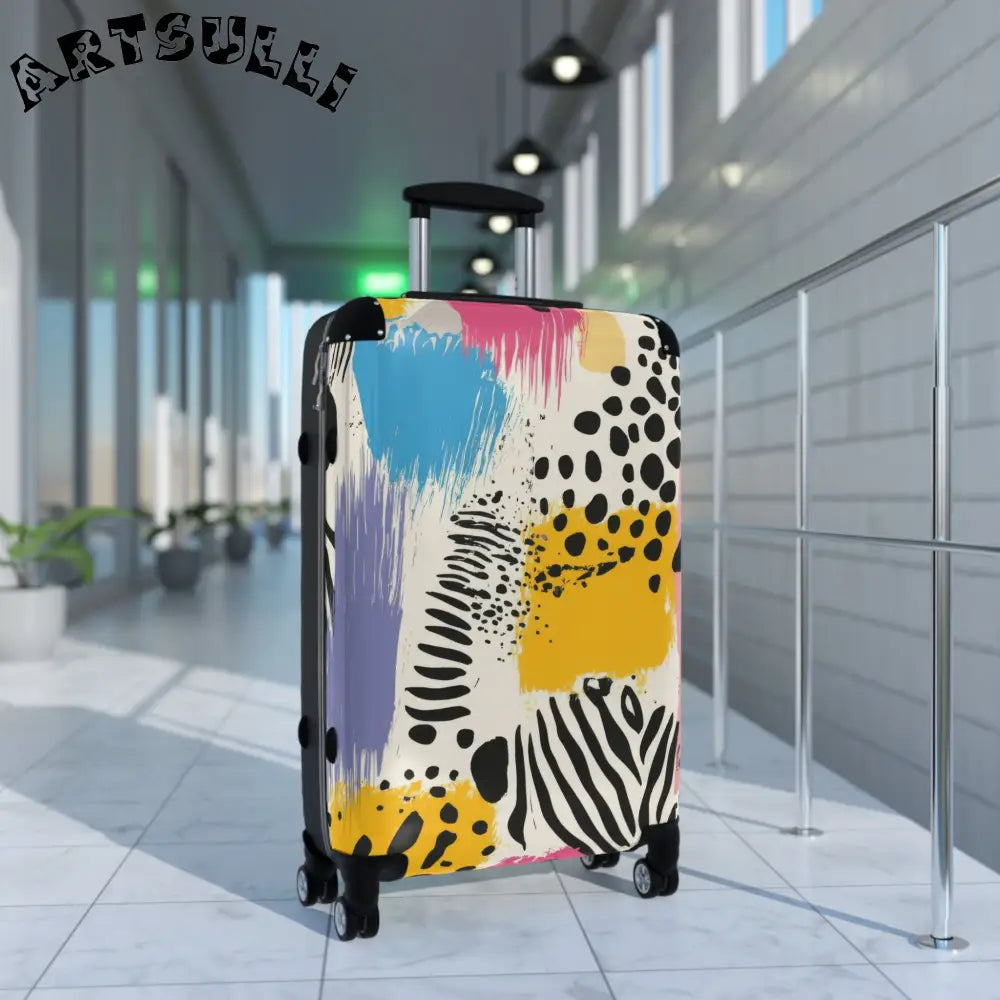JAKKOUTTHEBXX Rae Zebra Rhapsody II Suitcase JAKKOUTTHEBXX Artsulli
