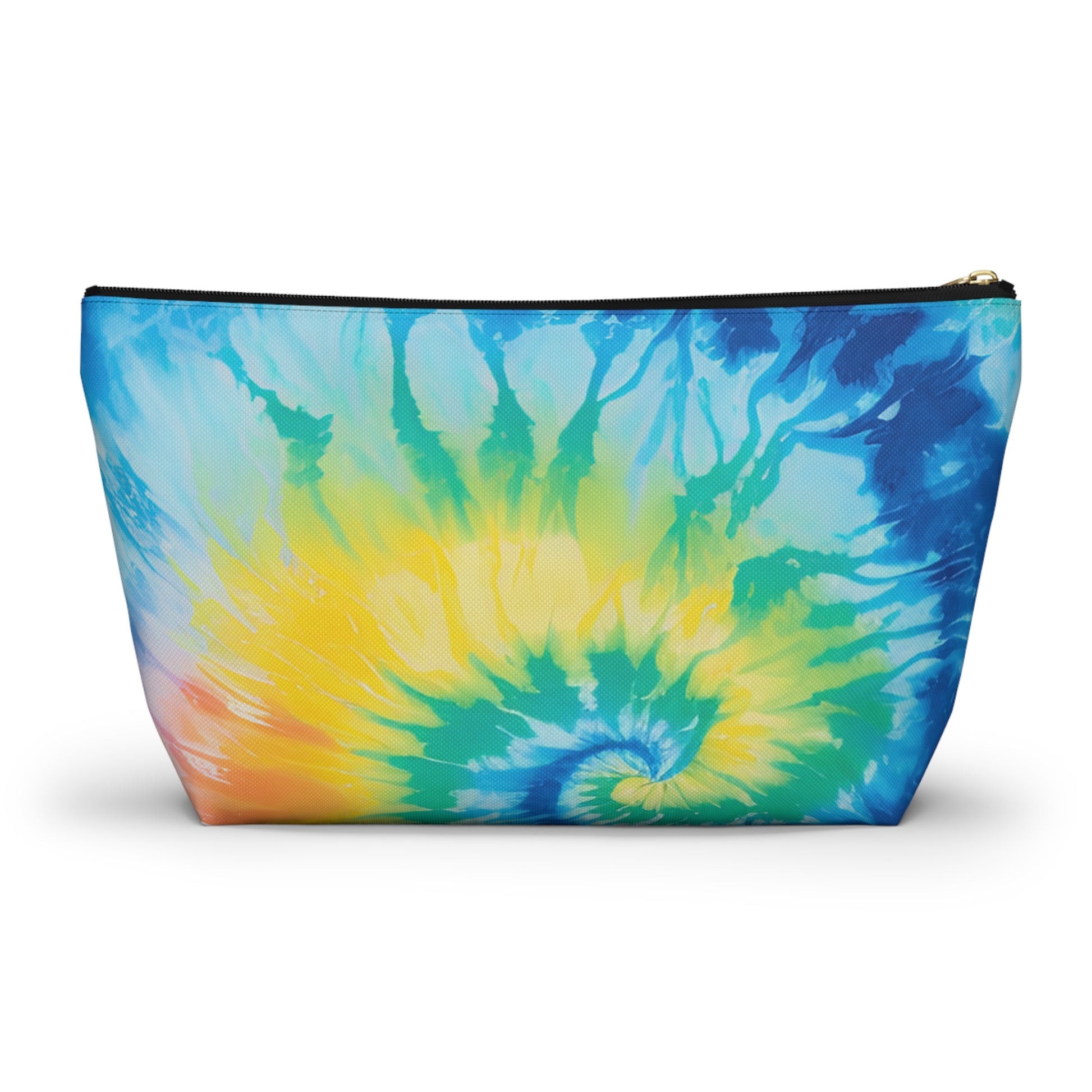 Tie Dye Accessory Pouch w T-bottom, Artsulli - Art is Long, Life is Short, Bags, , , , , , , 