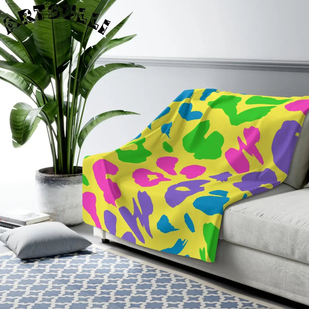 JAKKOUTTHEBXX Sherpa Fleece Blanket JAKKOUTTHEBXX Artsulli - Art