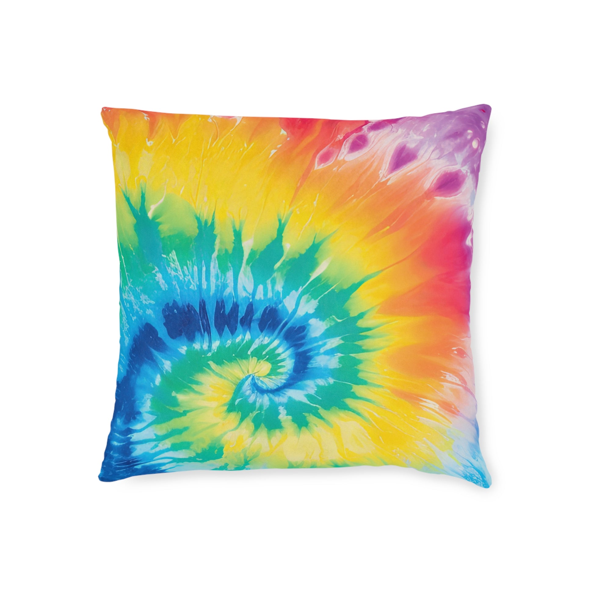 Tie Dye Square Pillow, Artsulli - Art is Long, Life is Short, Home Decor, , , , , , , 