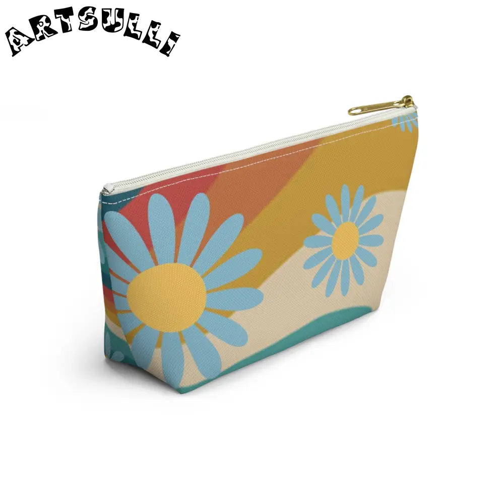 JAKKOUTTHEBXX Psychedelic Floral Hills Multi-Color Accessory Pouch w