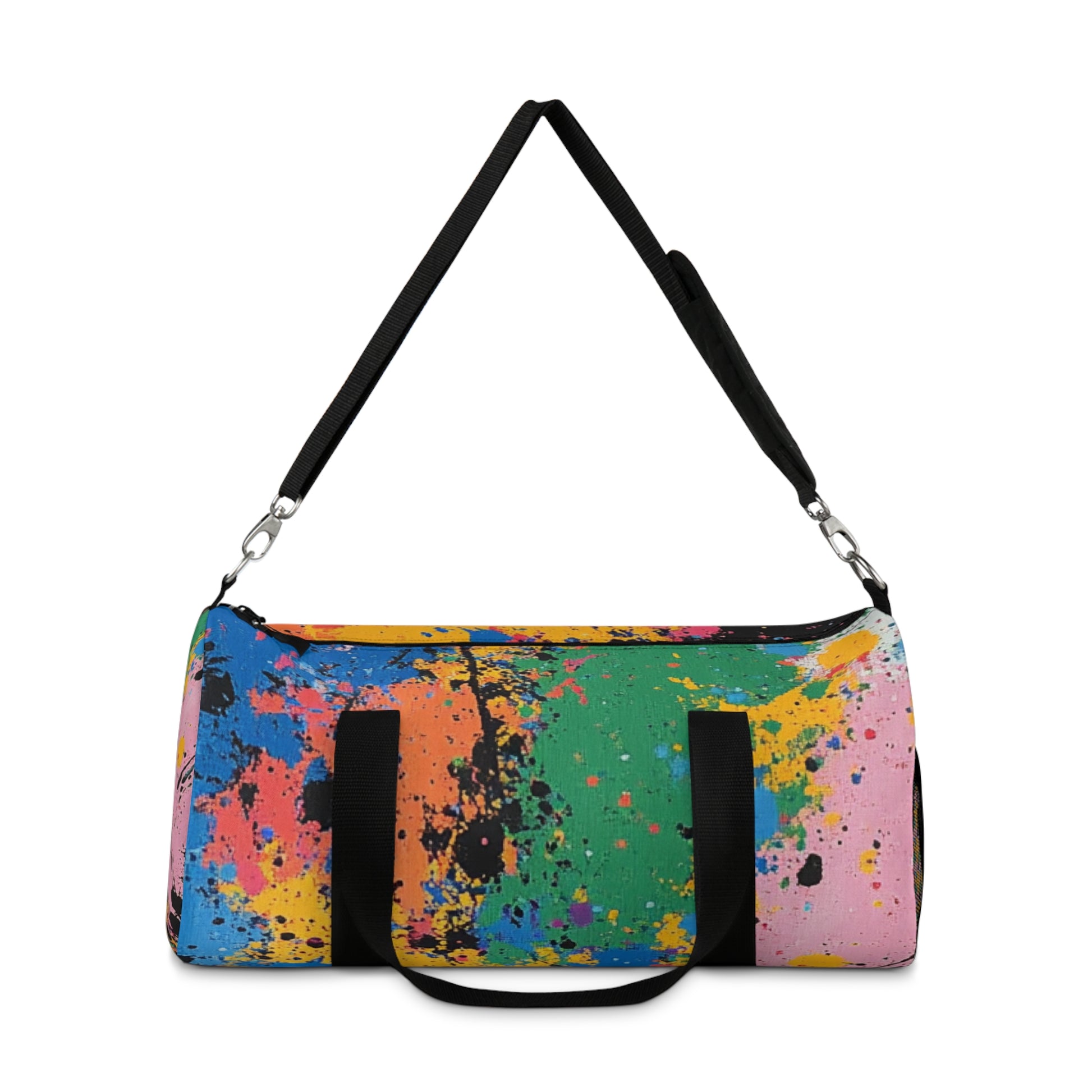 The Colors Of Paint Splatter Duffel Bag, Artsulli - Art is Long, Life is Short, Bags, , , , , , , 