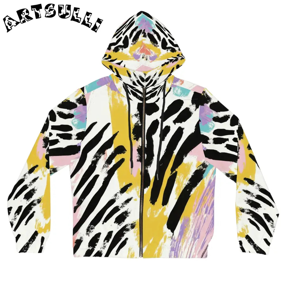 JAKKOUTTHEBXX Wild Zebra Stripes x Paint Brush Strokes Multi-Color