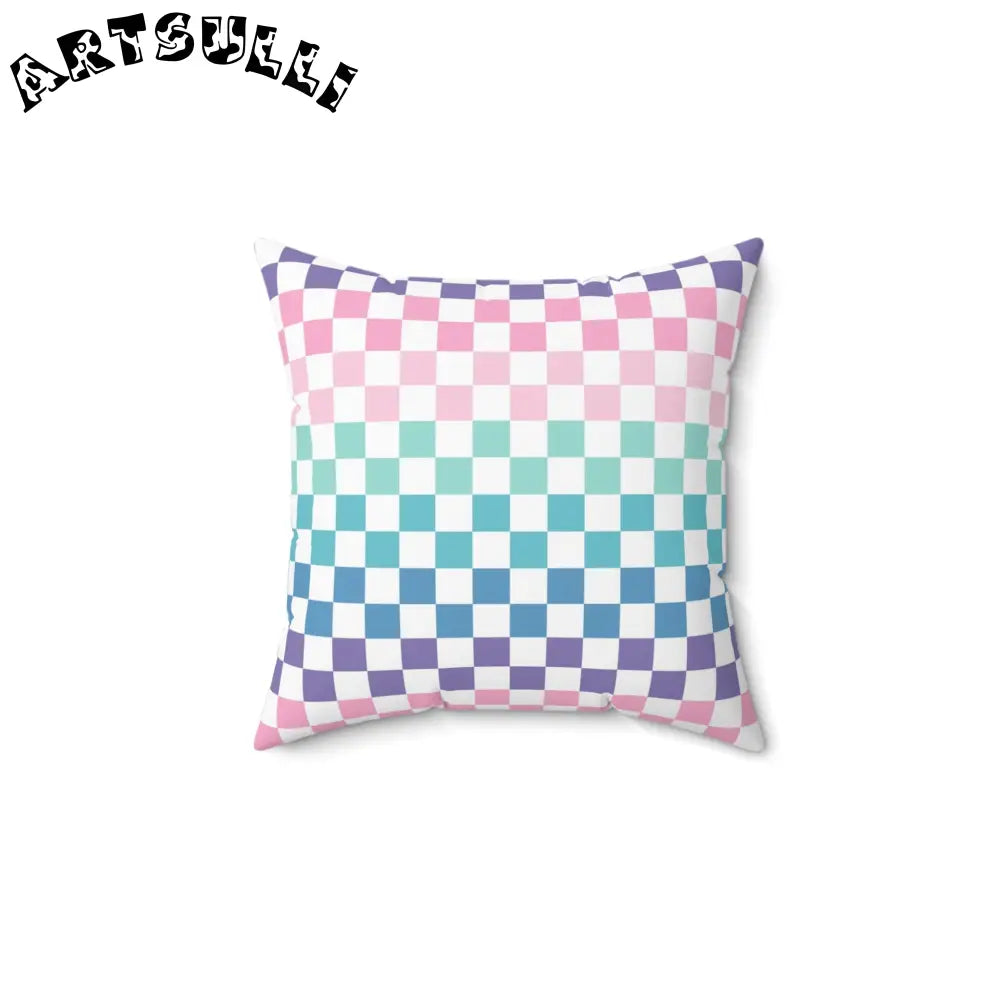 JAKKOUTTHEBXX Vaporwave Rainbow Checkerboard Multi-Color Spun