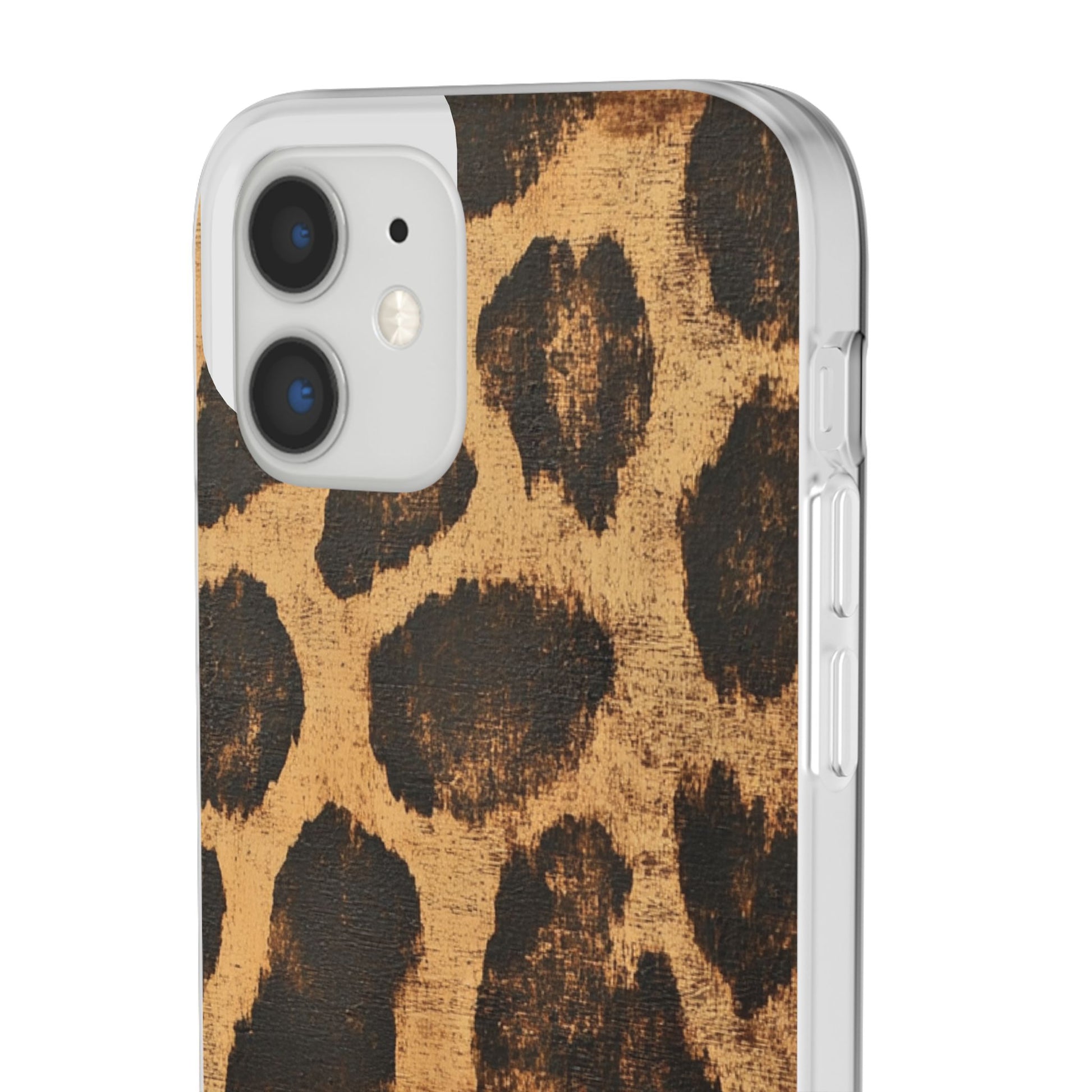 Brown Leopard Print iPhone Case, Artsulli - Art is Long, Life is Short, Phone Case, , , , , , , 