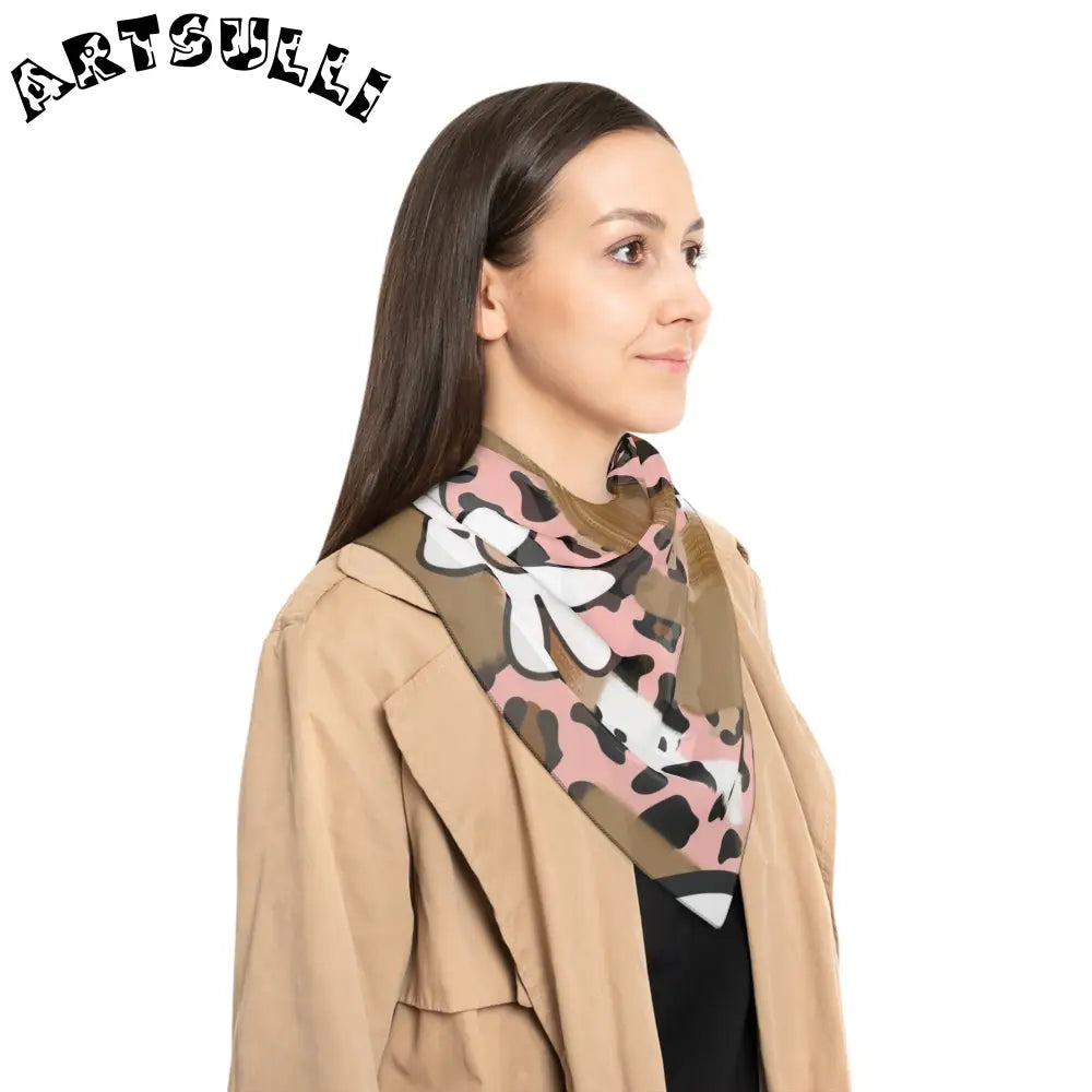JAKKOUTTHEBXX Sutfin Ghosts Pop Art Poly Scarf JAKKOUTTHEBXX
