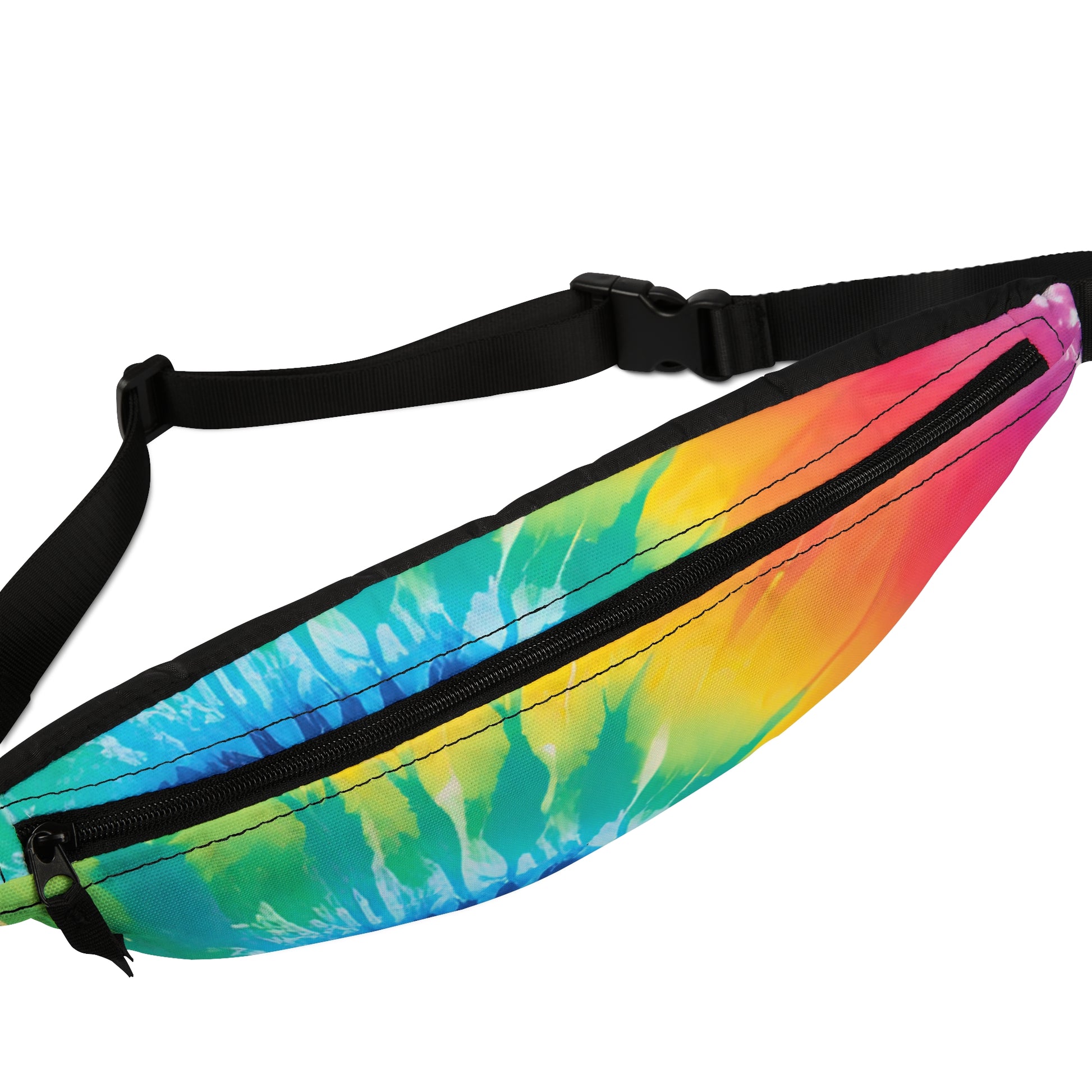 Tie Dye Fanny Pack, Artsulli - Art is Long, Life is Short, Bags, , , , , , , 
