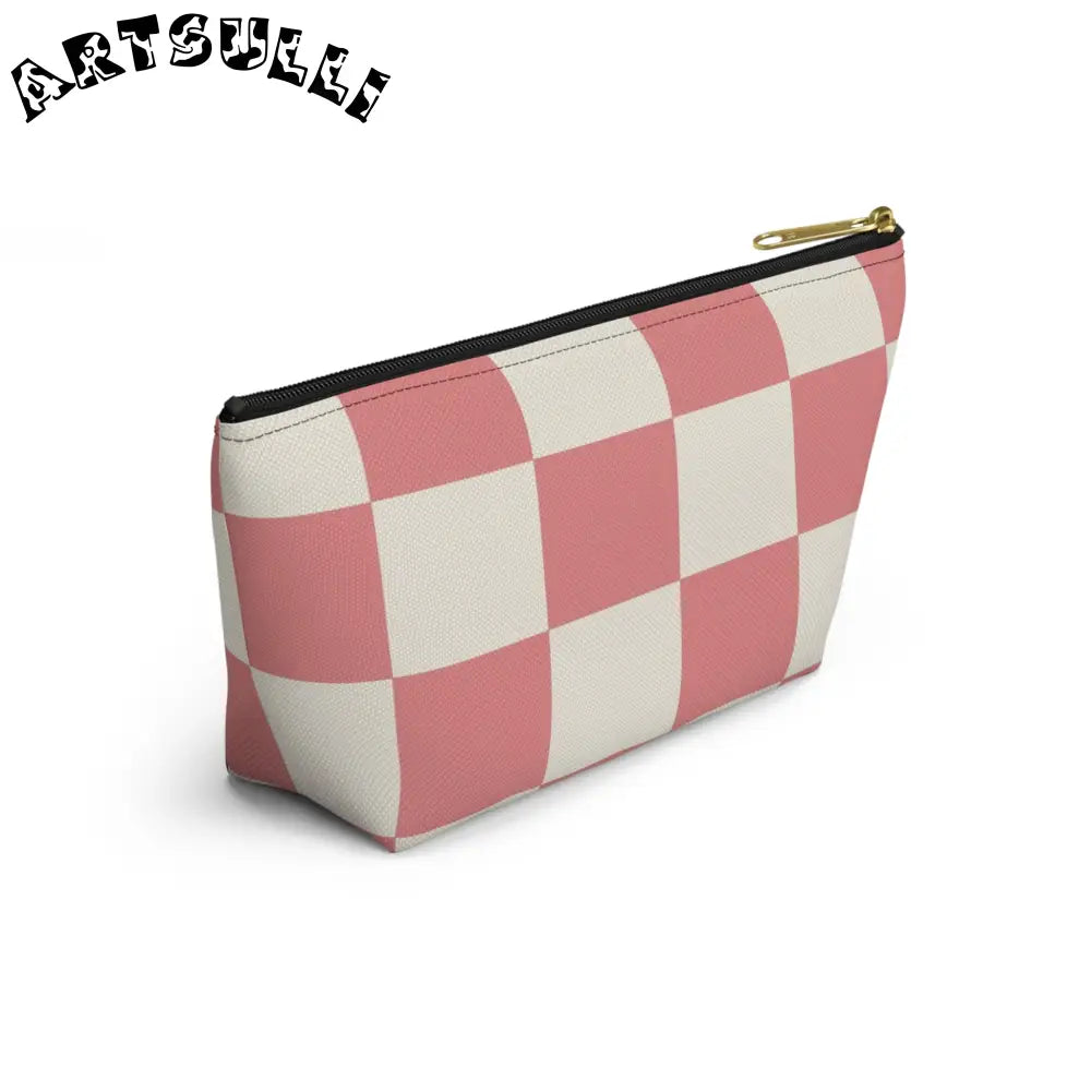 JAKKOUTTHEBXX Retro Checkered Grassland Sprites Accessory Pouch w