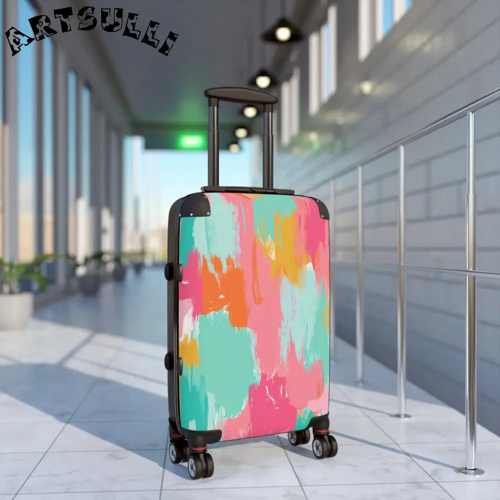 JAKKOUTTHEBXX Preppy Pixel Bloom Suitcase JAKKOUTTHEBXX Artsulli