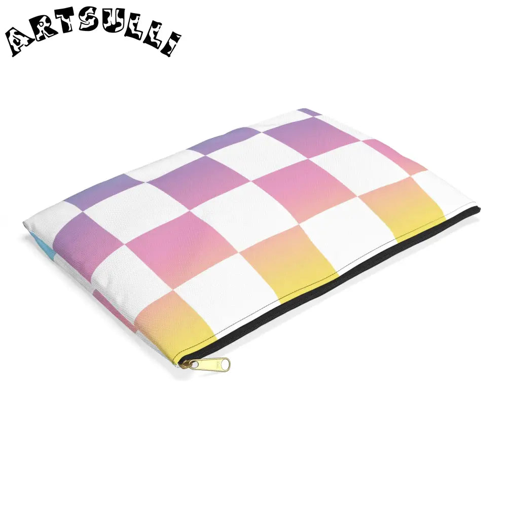 JAKKOUTTHEBXX Vaporwave Check II Accessory Pouch JAKKOUTTHEBXX