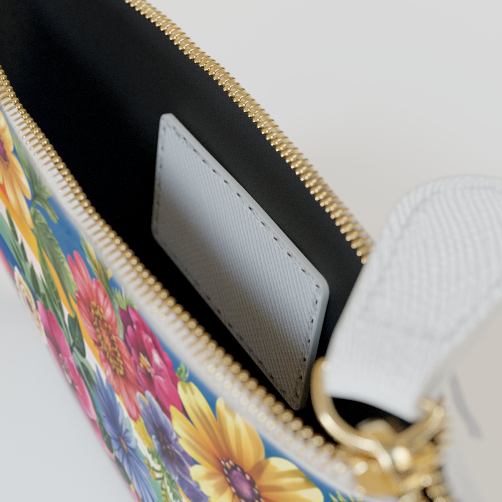 Floral Stripe 4K Mini Clutch Bag, Artsulli - Art is Long, Life is Short, Bags, , , , , , , 