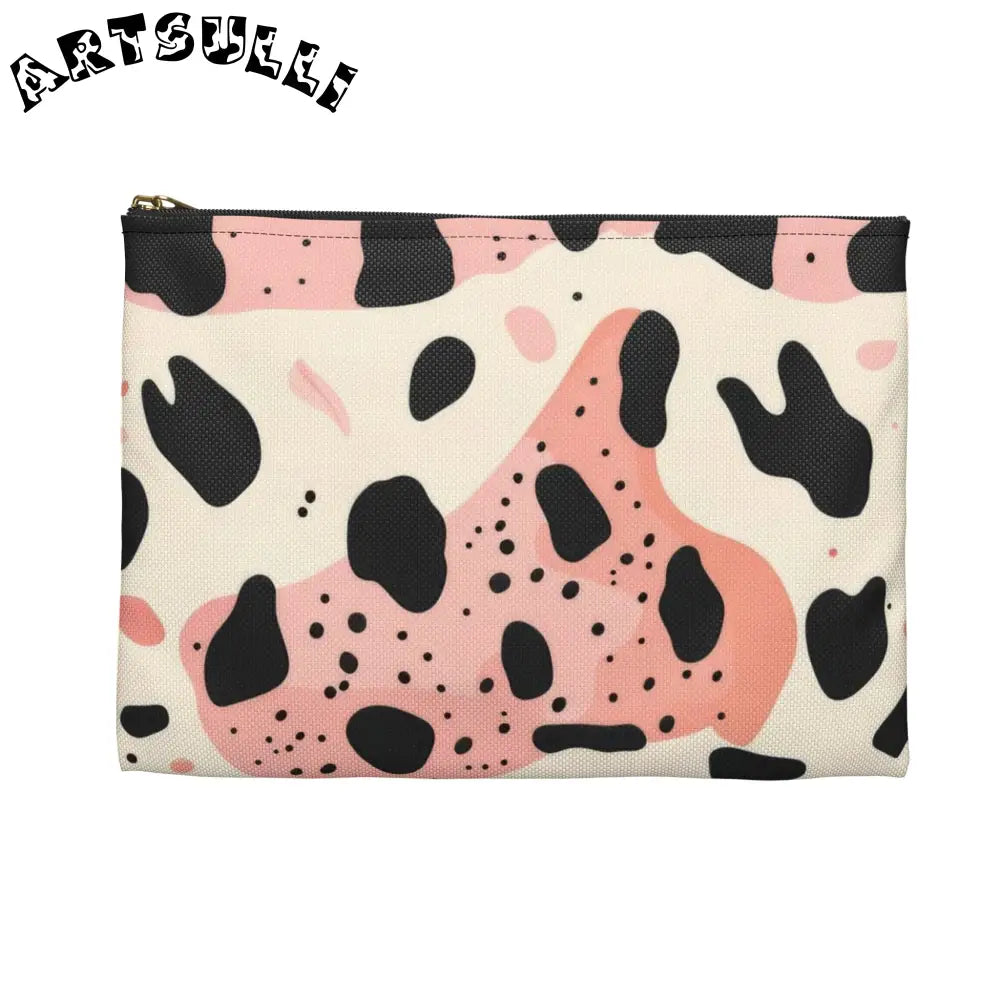 JAKKOUTTHEBXX Pink Cow Print Pencil Cases 2025