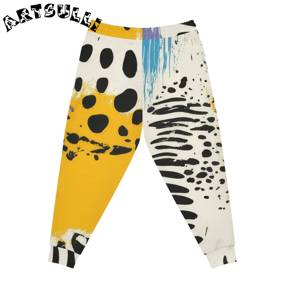 JAKKOUTTHEBXX Rae Zebra Rhapsody Athletic Joggers (AOP)
