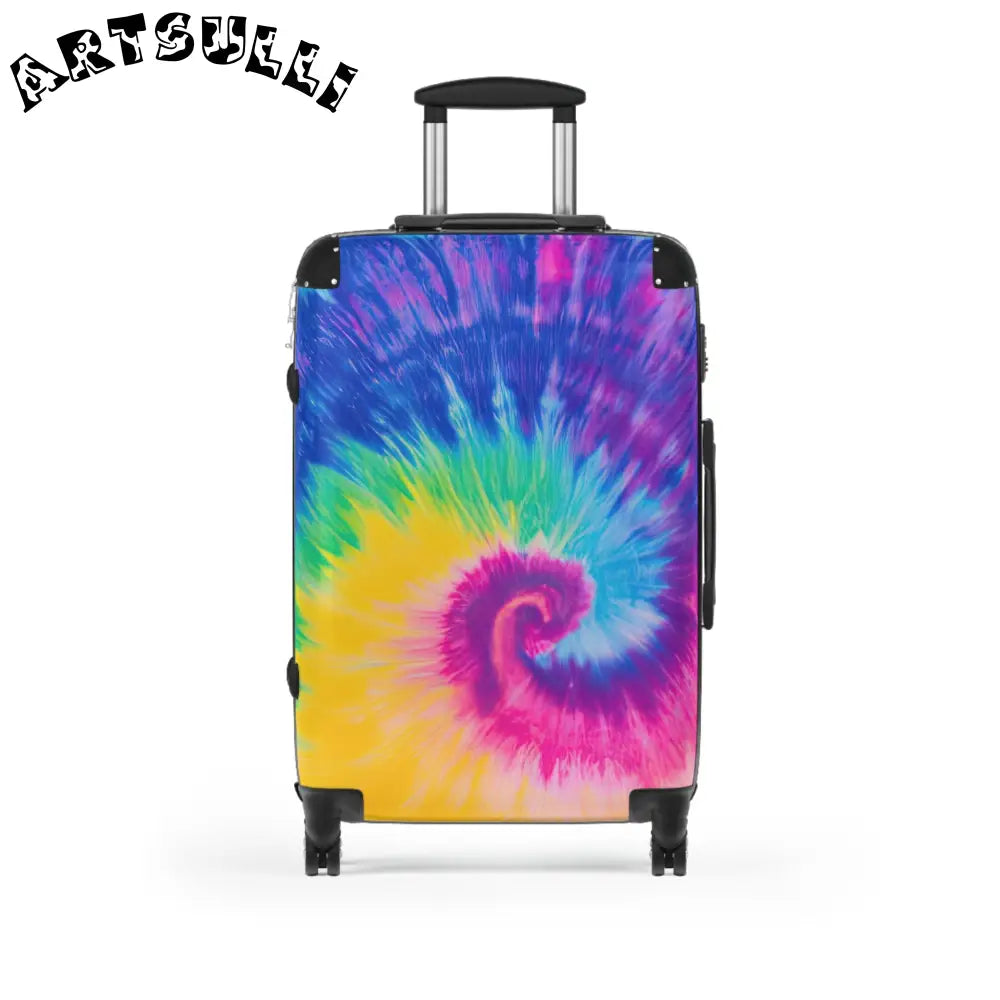 JAKKOUTTHEBXX Tie-Dye Artwork Rolling Suitcase 2025