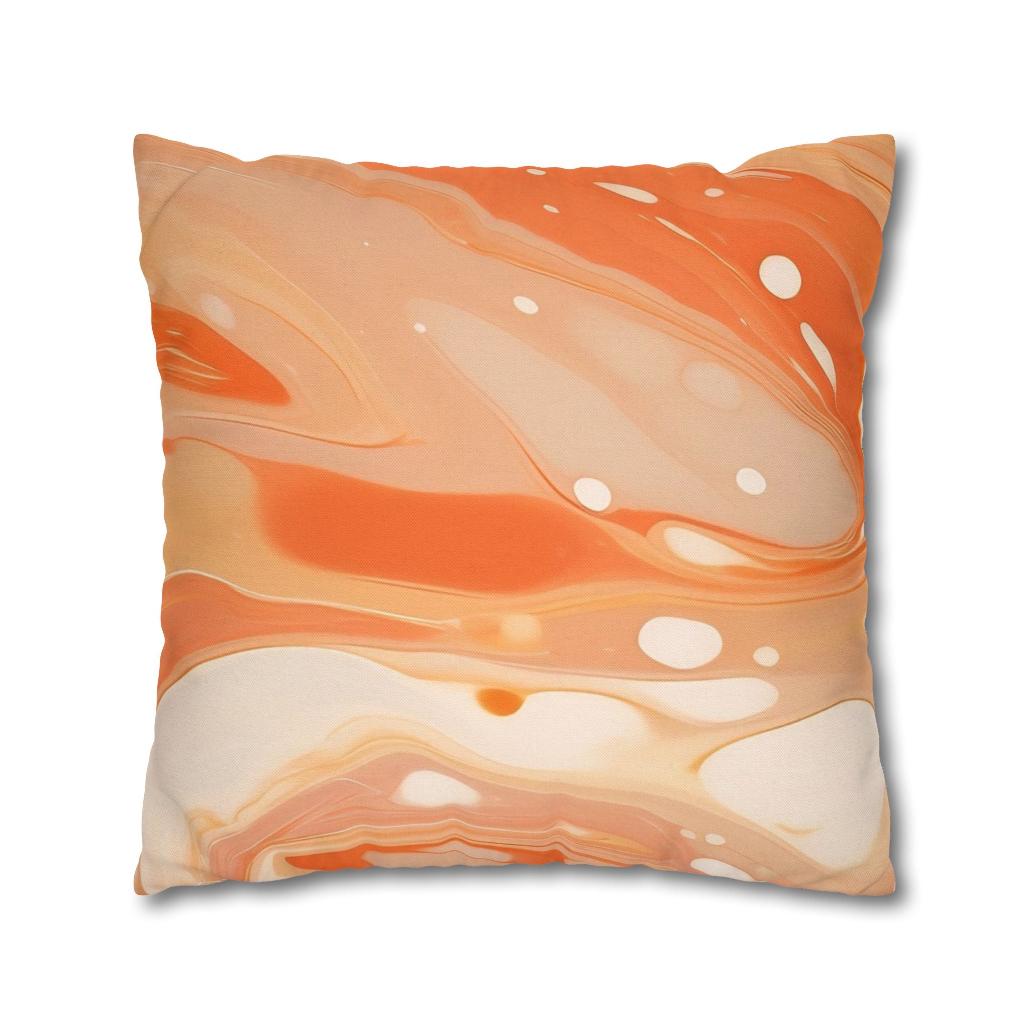 Spun Polyester Square Pillowcase