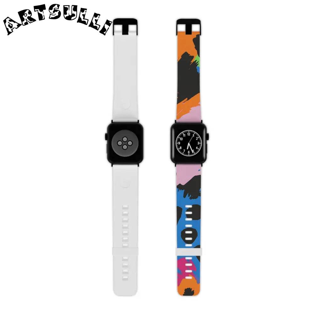 JAKKOUTTHEBXX Wild Brush Strokes x Animal Print Multi-Color Watch