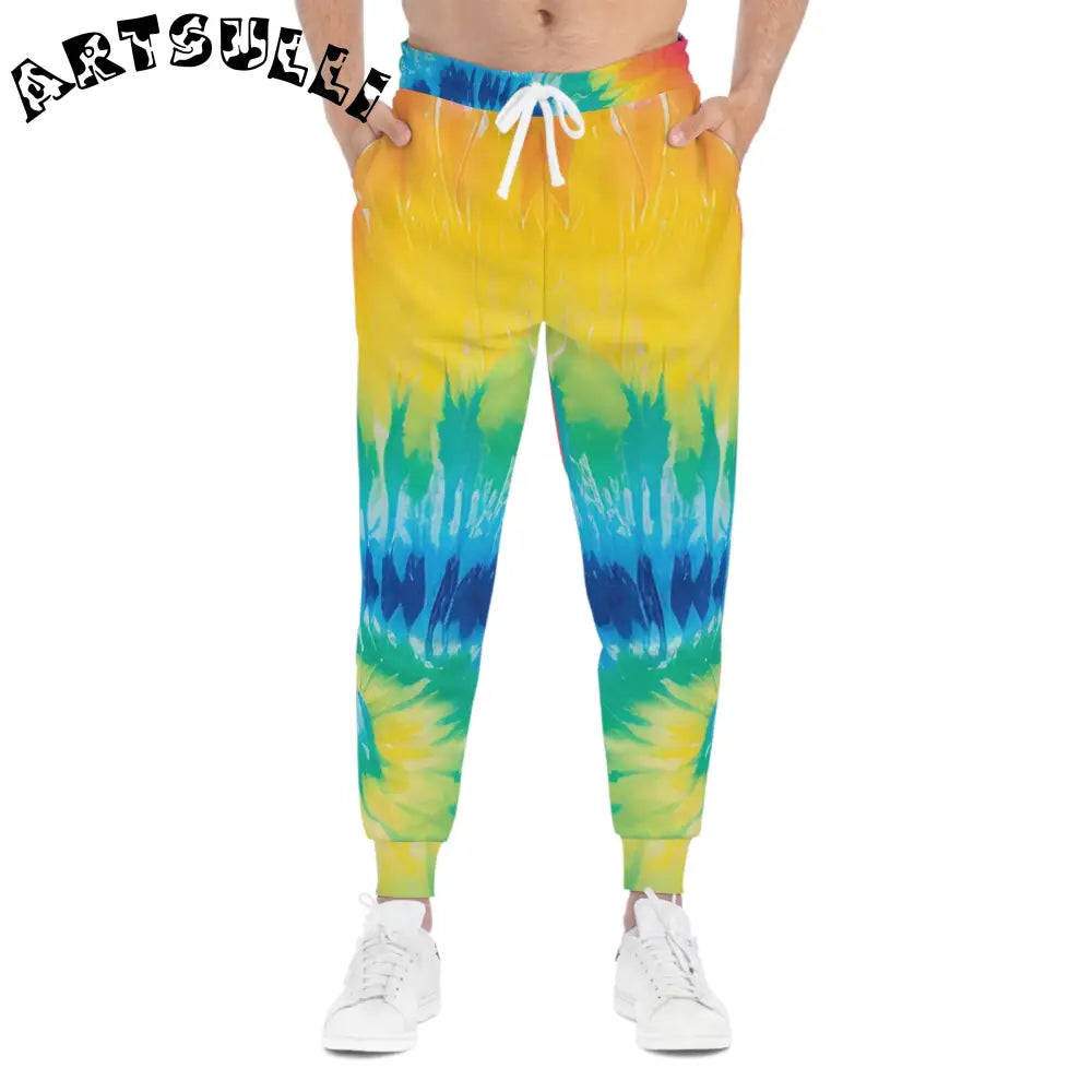 JAKKOUTTHEBXX Tie Dye Rainbow Jogging Pants 2025