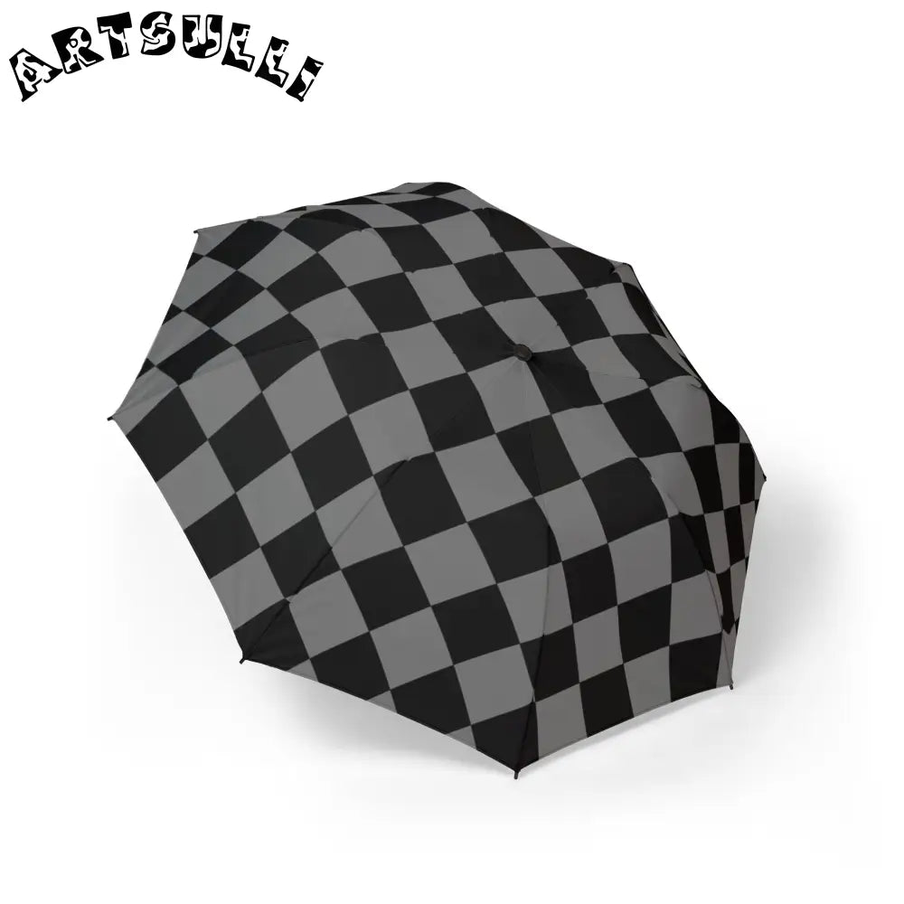 8K Void Surfer Semi-Automatic Foldable Umbrella, Artsulli - Art is Long, Life is Short, Accessories, Size, One size, , , , , 32564778712137784405
