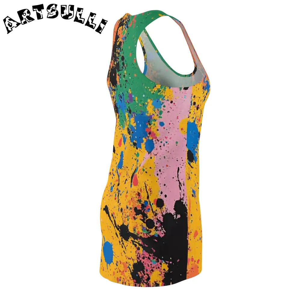 JAKKOUTTHEBXX The Colors Of Paint Splatter Women’s Cut & Sew