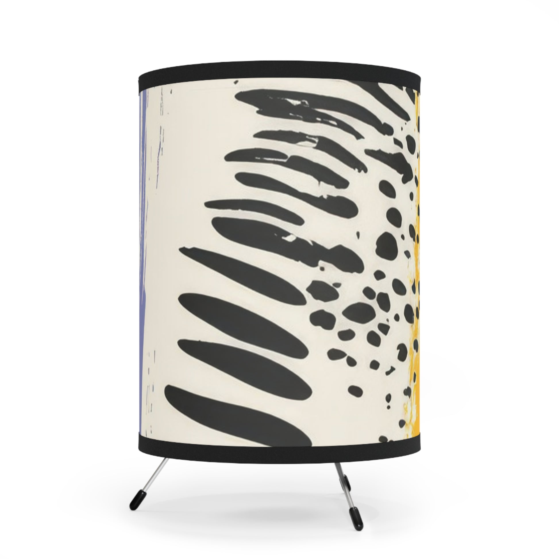 Rae Zebra Rhapsody Tripod Lamp with High-Res Printed Shade, US\CA plug, Artsulli - Art is Long, Life is Short, Home Decor, , , , , , , 